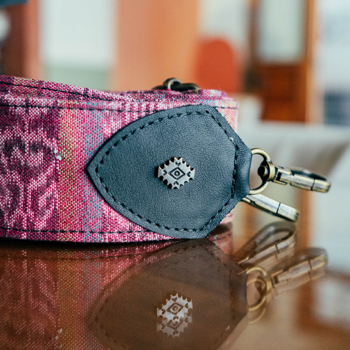 WANDER CROSSBODY BAG + STRAP SET - OOAK HUIPIL & CORTE - BLACK - NO. 15719
