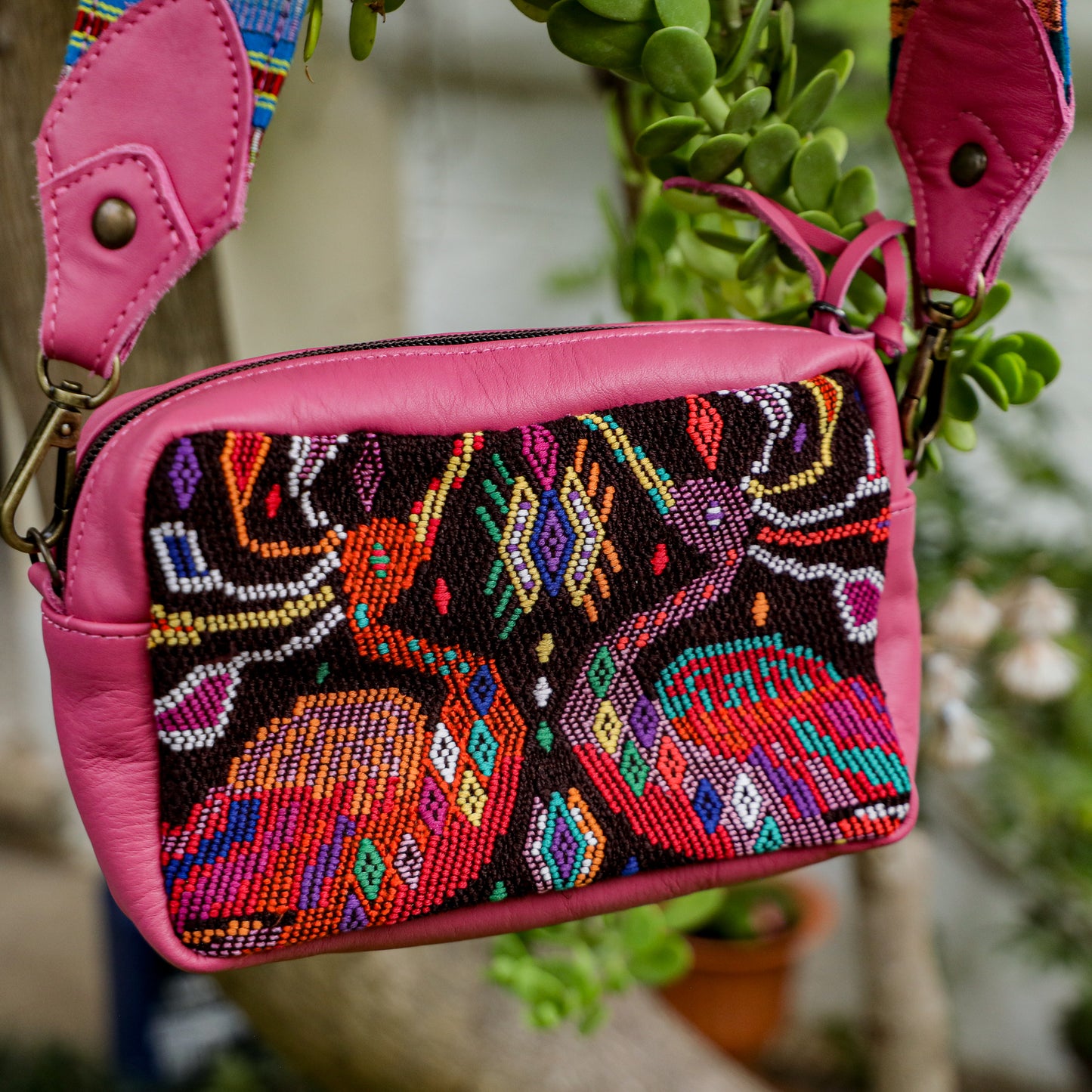WANDER CROSSBODY SET - OOAK HUIPIL - JAZZY - NO. 201208