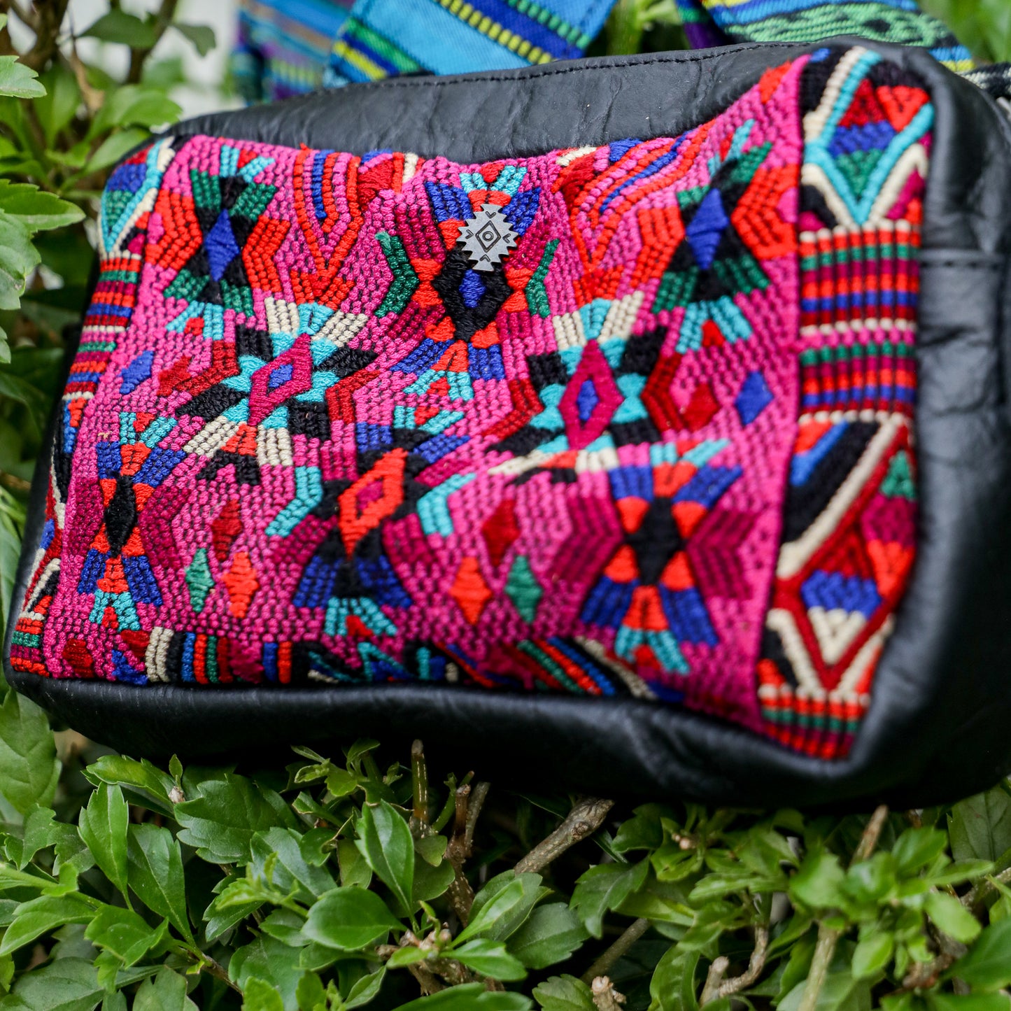 WANDER CROSSBODY SET - OOAK HUIPIL - BLACK - NO. 201214