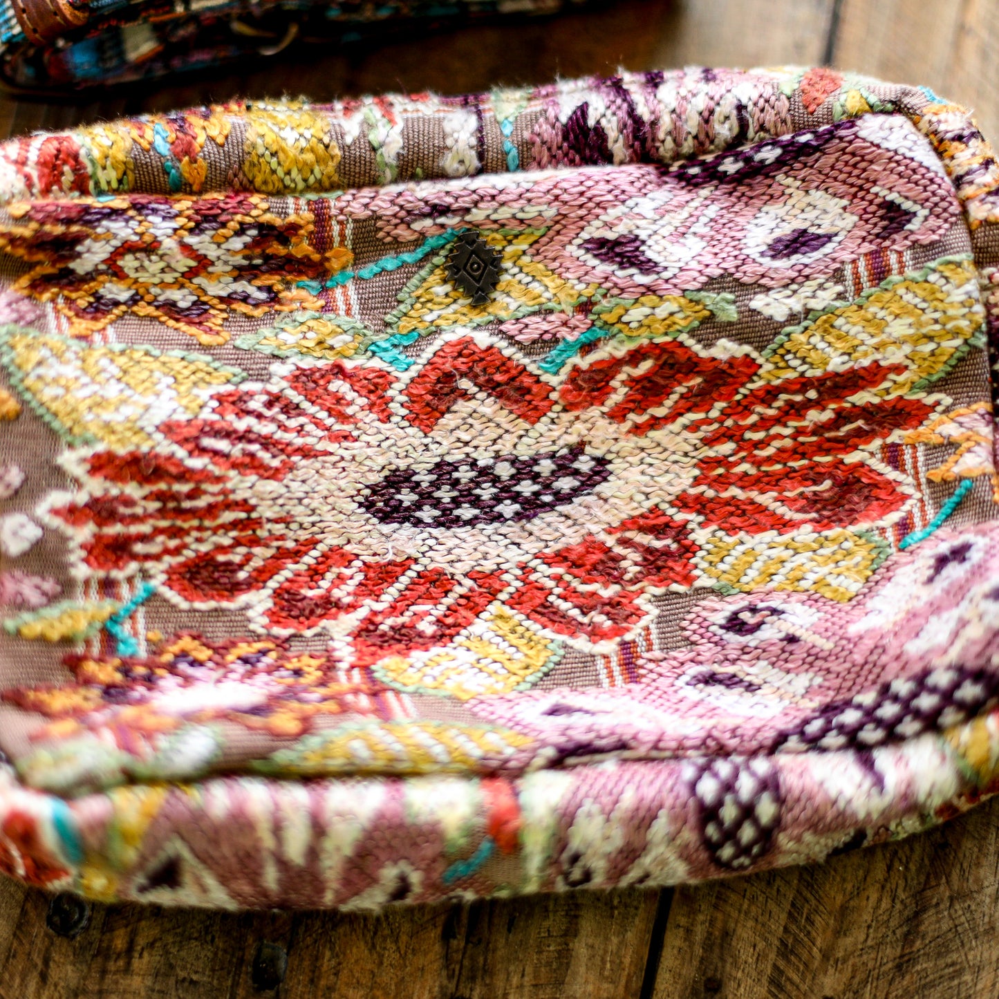 WANDER CROSSBODY SET - OOAK HUIPIL - HONEY - NO. 18556