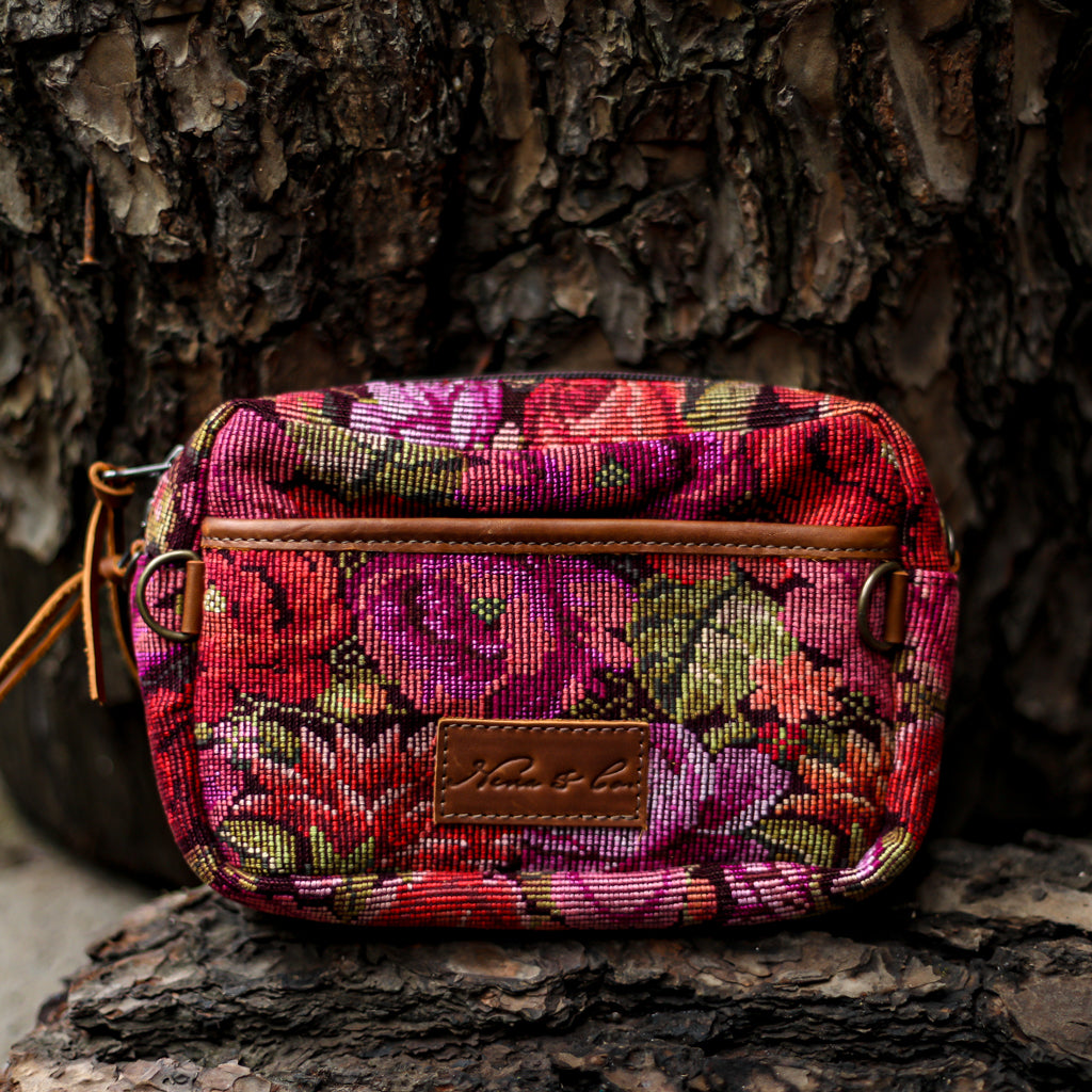 WANDER BAG - OOAK HUIPIL - CAFE - NO. 18517