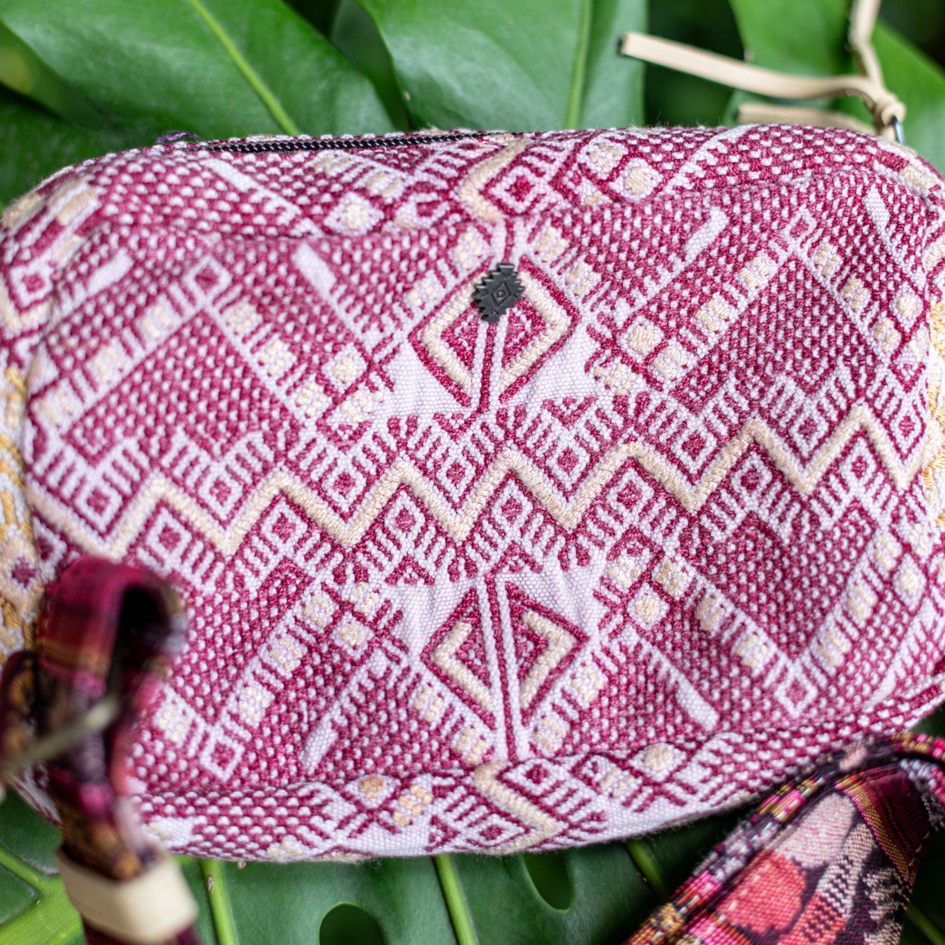 WANDER CROSSBODY SET - OOAK HUIPIL - BUTTER - NO. 17873