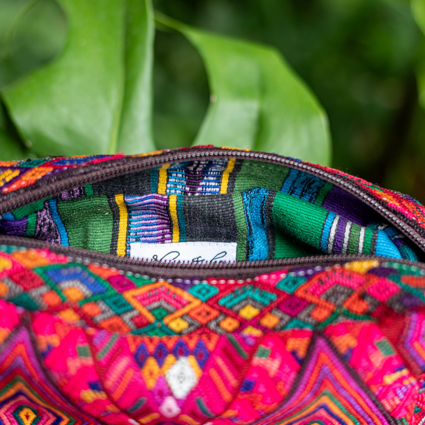 WANDER CROSSBODY SET - OOAK HUIPIL - PLATINUM - NO. 17875