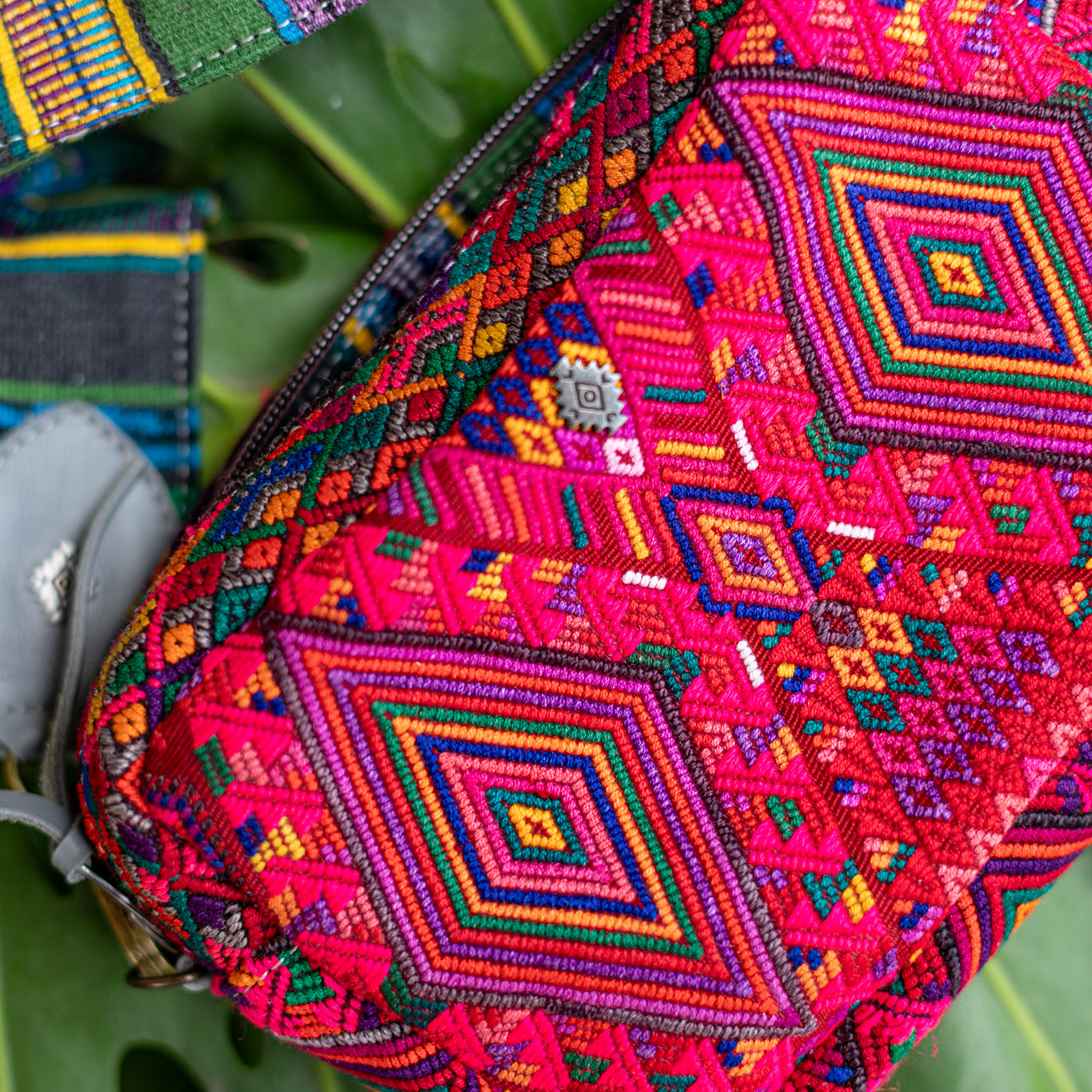 WANDER CROSSBODY SET - OOAK HUIPIL - PLATINUM - NO. 17875
