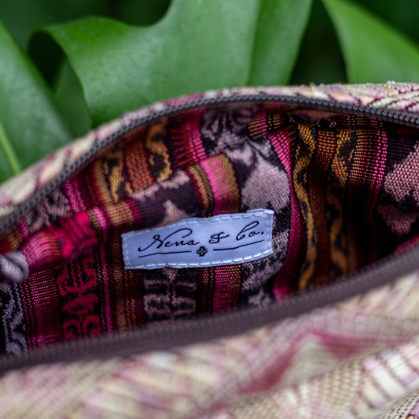 WANDER CROSSBODY SET - OOAK HUIPIL - AMARANTH - NO. 17880