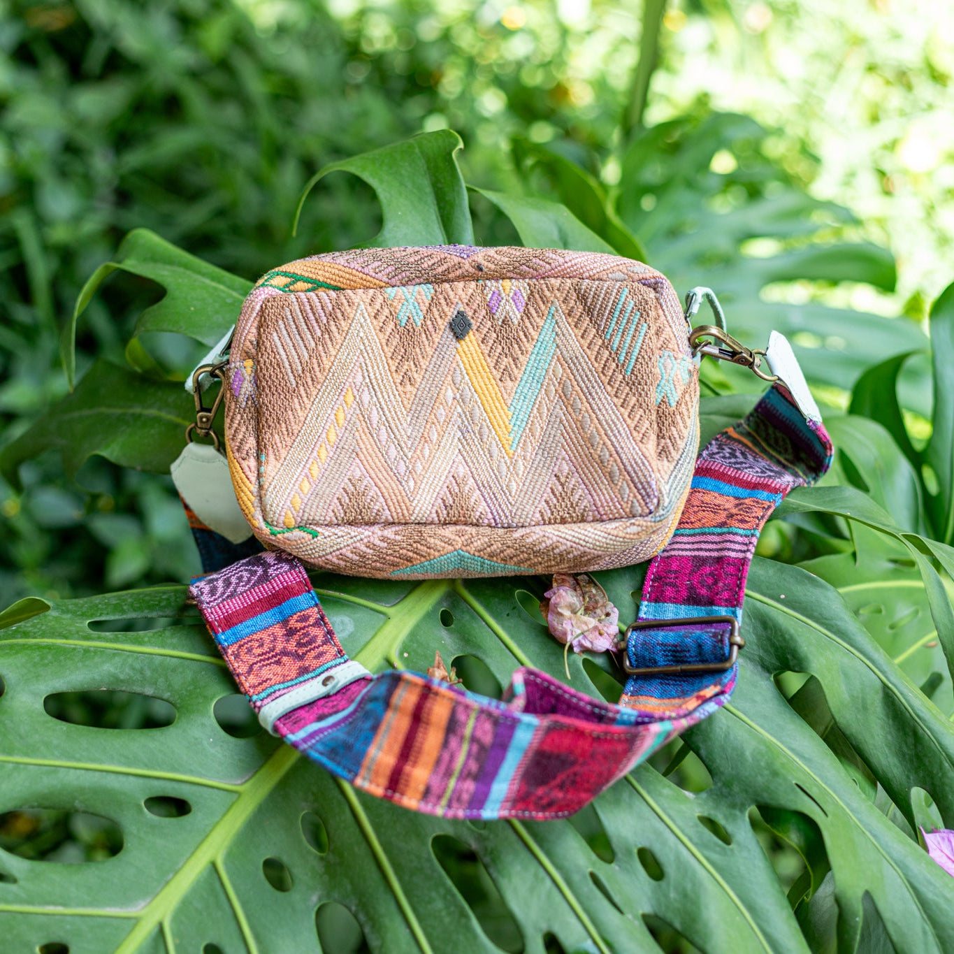 WANDER CROSSBODY SET - OOAK HUIPIL - LUCITE - NO. 17866