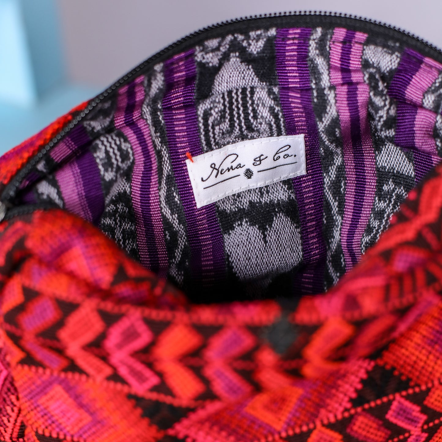 WANDER BAG - OOAK HUIPIL - BLACK - NO. 200593
