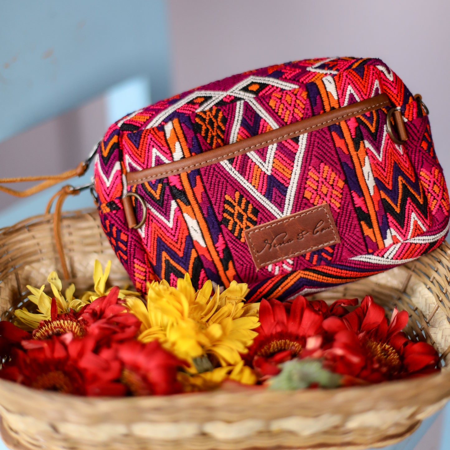 WANDER BAG - OOAK HUIPIL - CAFE - NO. 200580