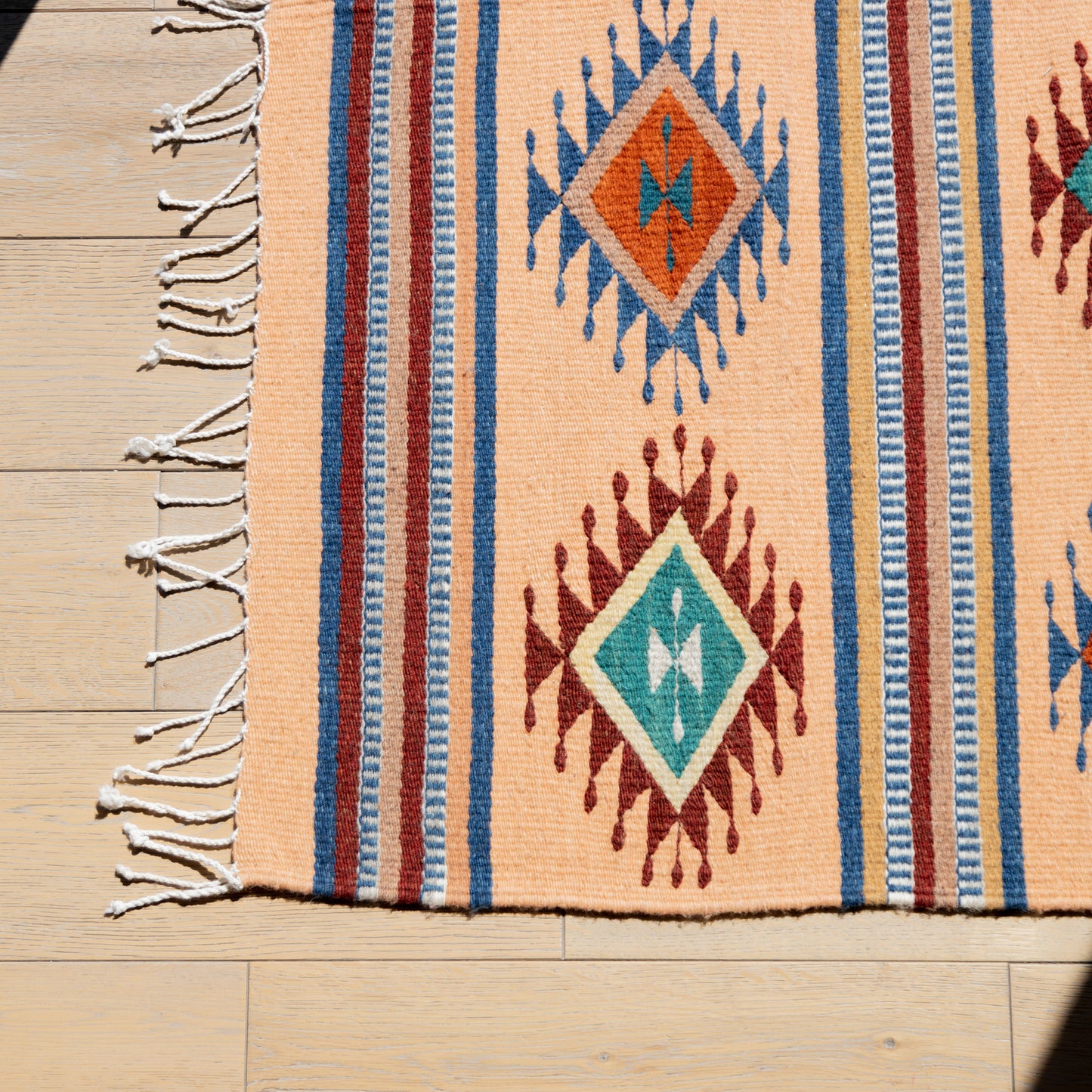 MEXICO COLLECTION - ZAPOTEC HAND-LOOMED WOOL RUG - 2 x 3' - NO. R204