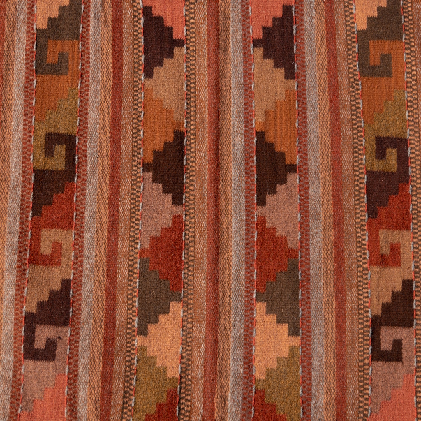 MEXICO COLLECTION - ZAPOTEC HAND-LOOMED WOOL RUG - 3 x 5' - NO. R307