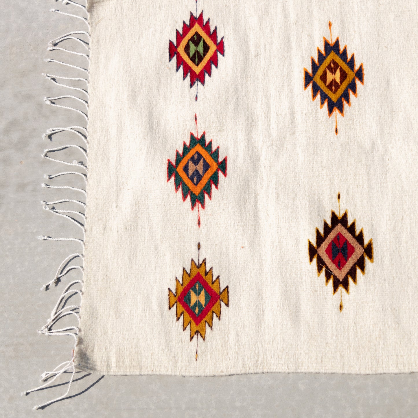 MEXICO COLLECTION - ZAPOTEC HAND-LOOMED WOOL RUG - 3 x 5' - NO. R311