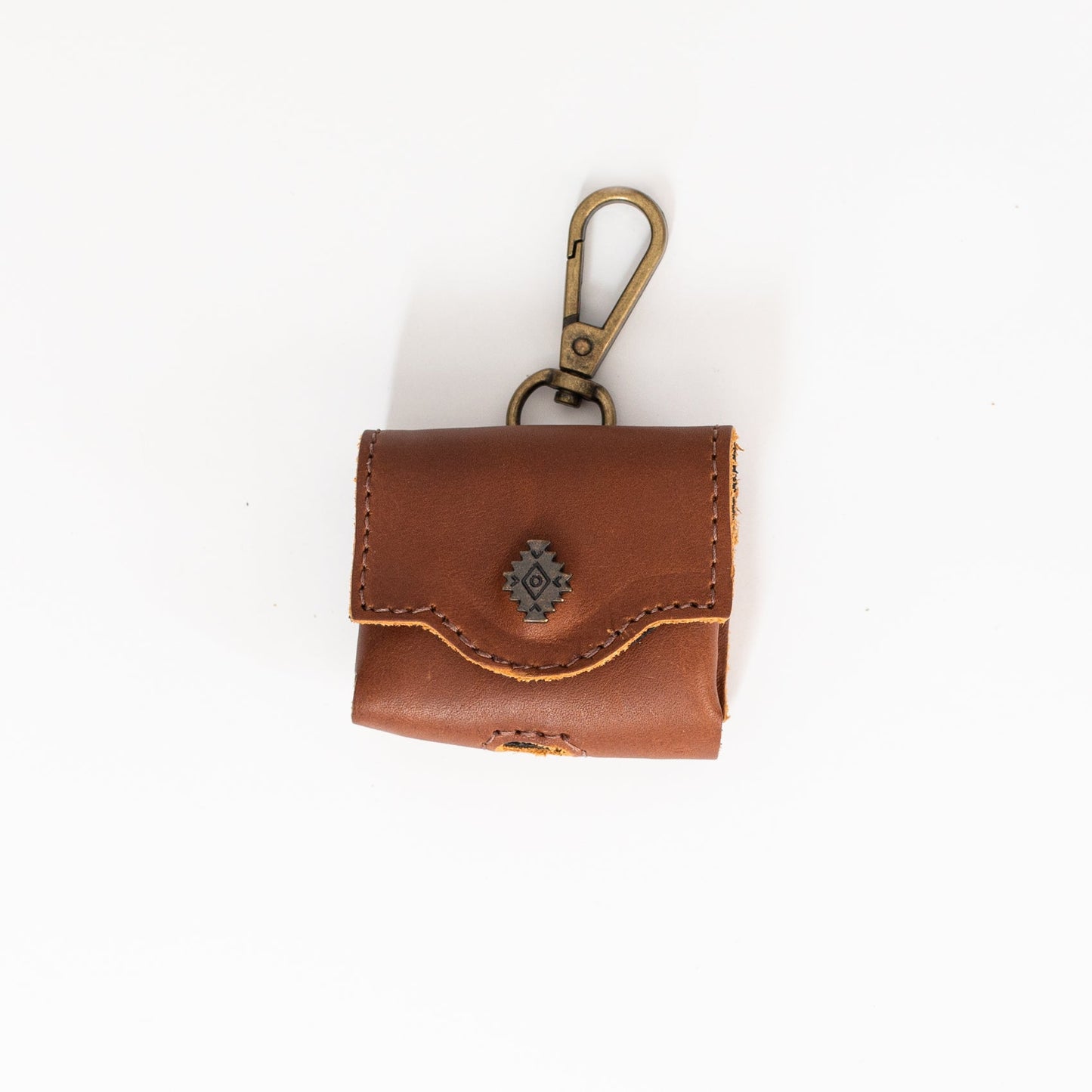 MINI DOME CLUTCH & AIRPOD PRO CASE SET - CAFE LEATHER