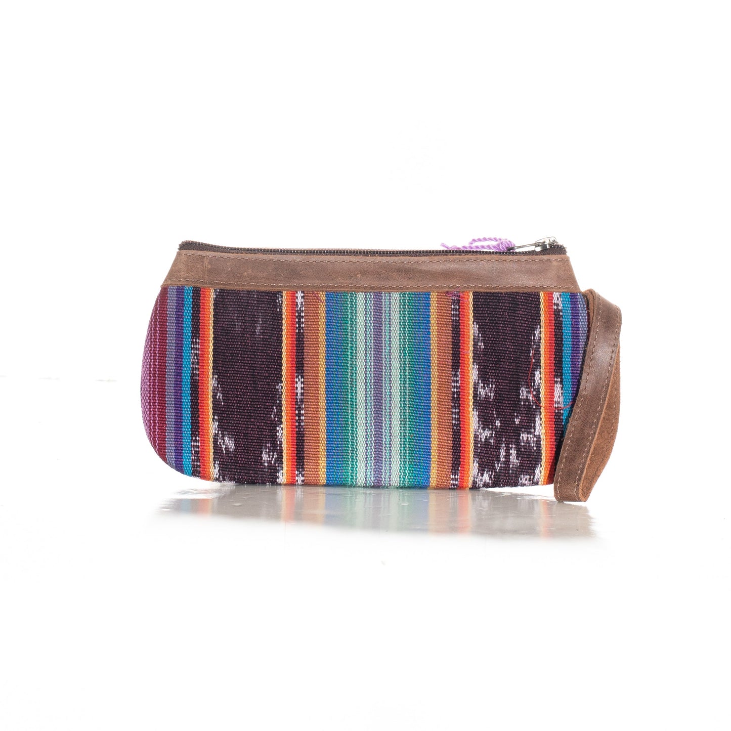 OG MINI CLUTCH - BIRD OF PARADISE - CAOBA LEATHER