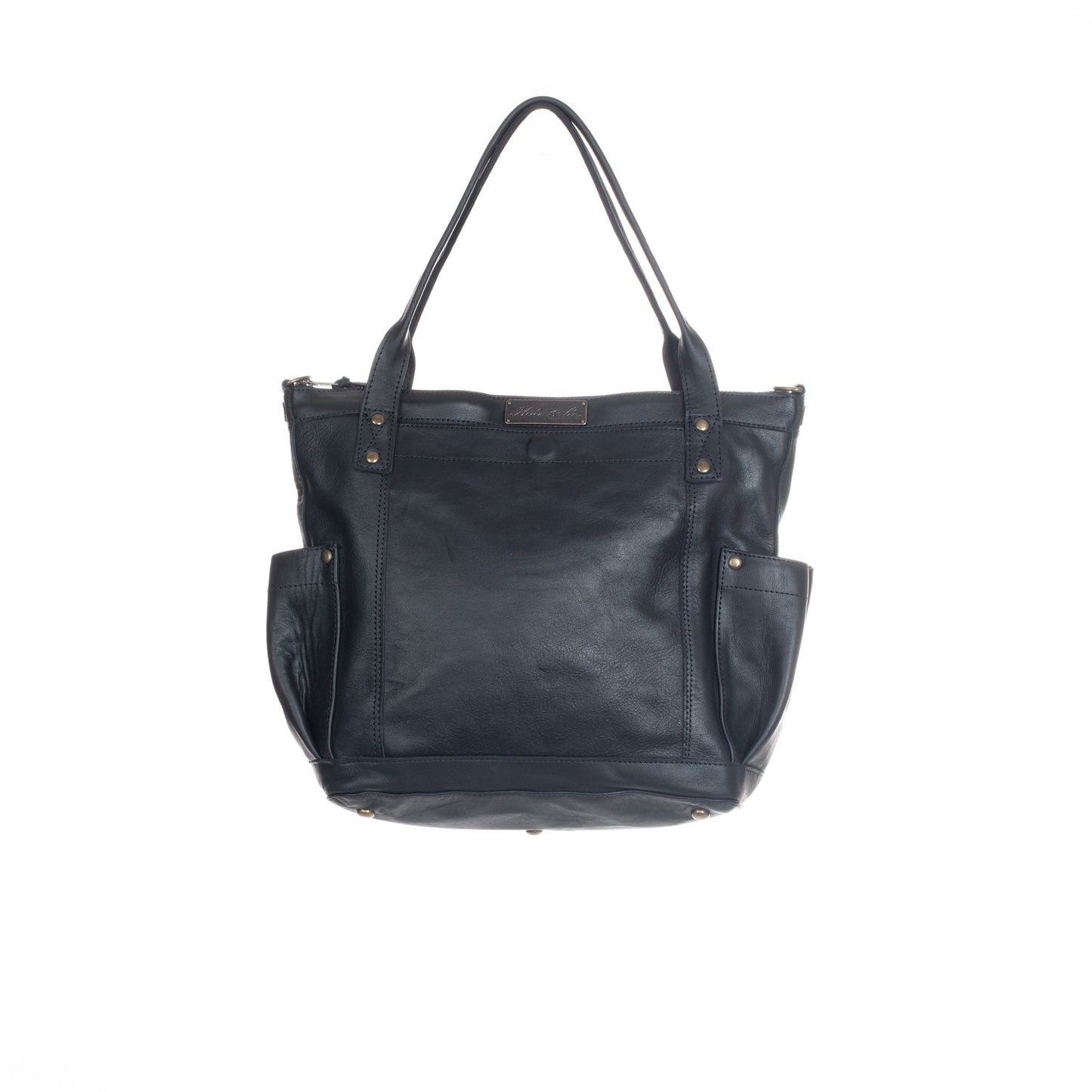 THE PERFECT BAG MEDIUM - FULL LEATHER - BLACK