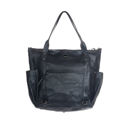 THE PERFECT BAG FULL - FULL LEATHER - BLACK
