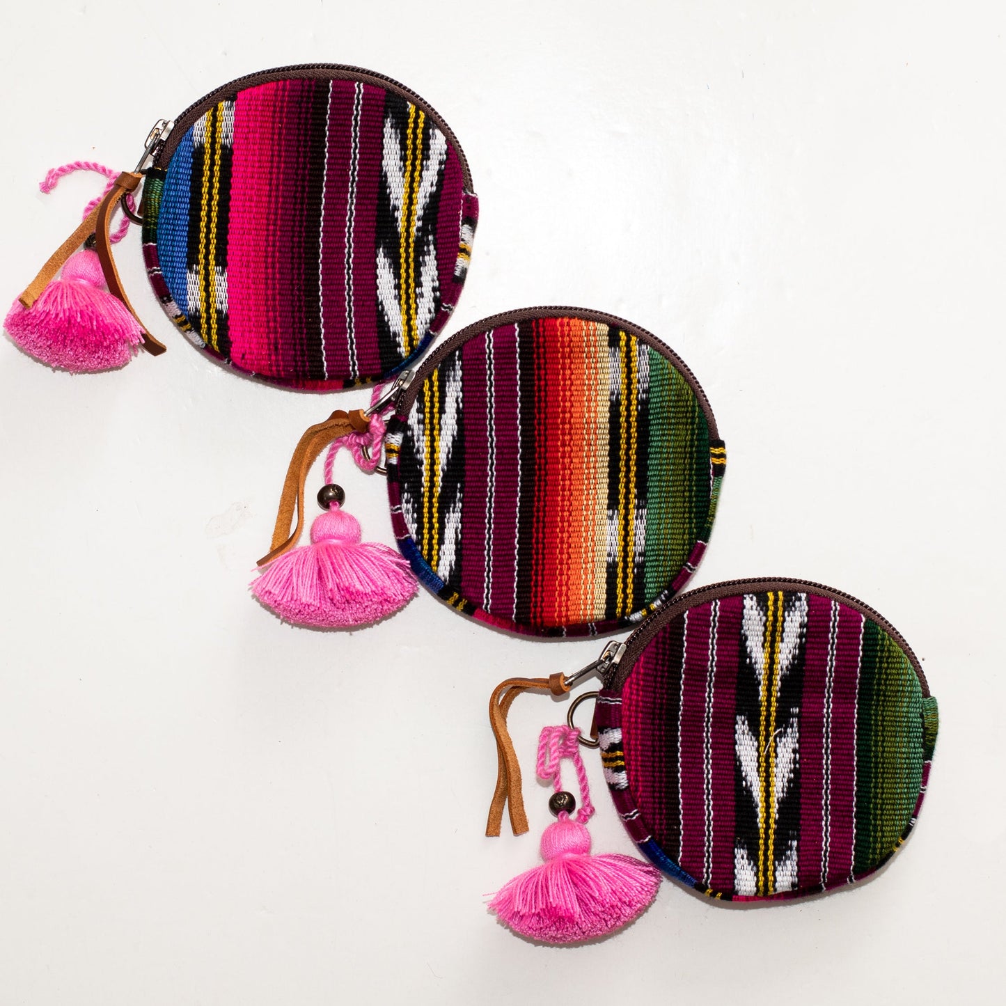 CIRCLE COIN PURSE - RAINBOW FALLS - CAFE