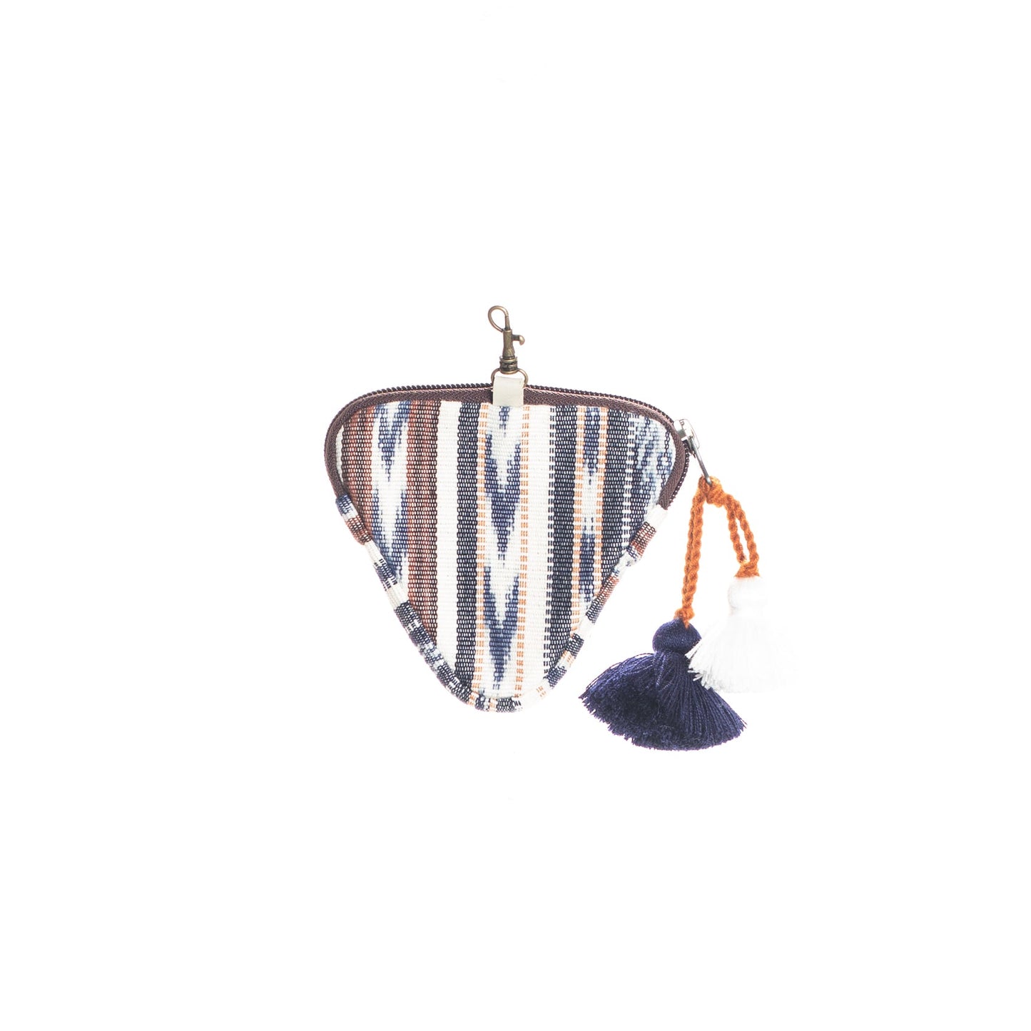 TRIANGULAR COIN PURSE - SANTORINI - BONE