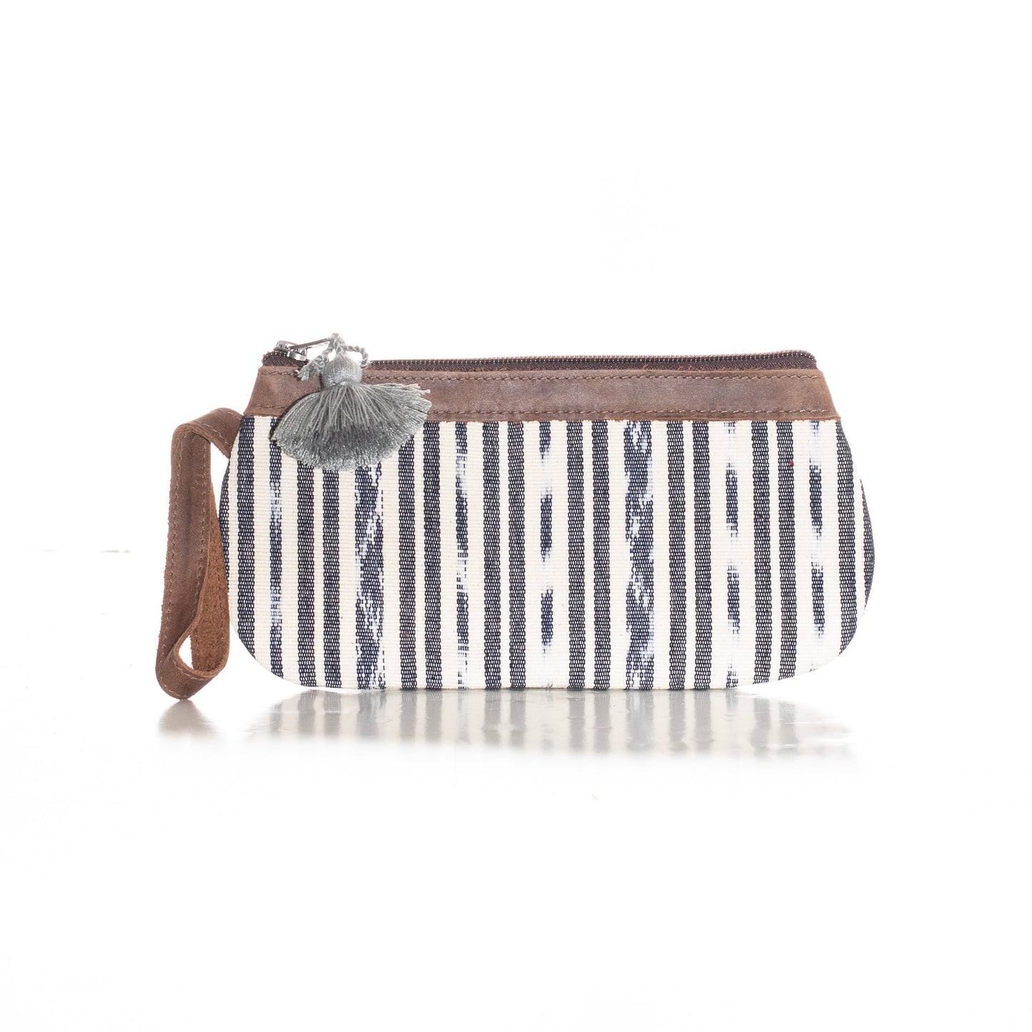OG MINI CLUTCH - COMPASS - CAOBA LEATHER