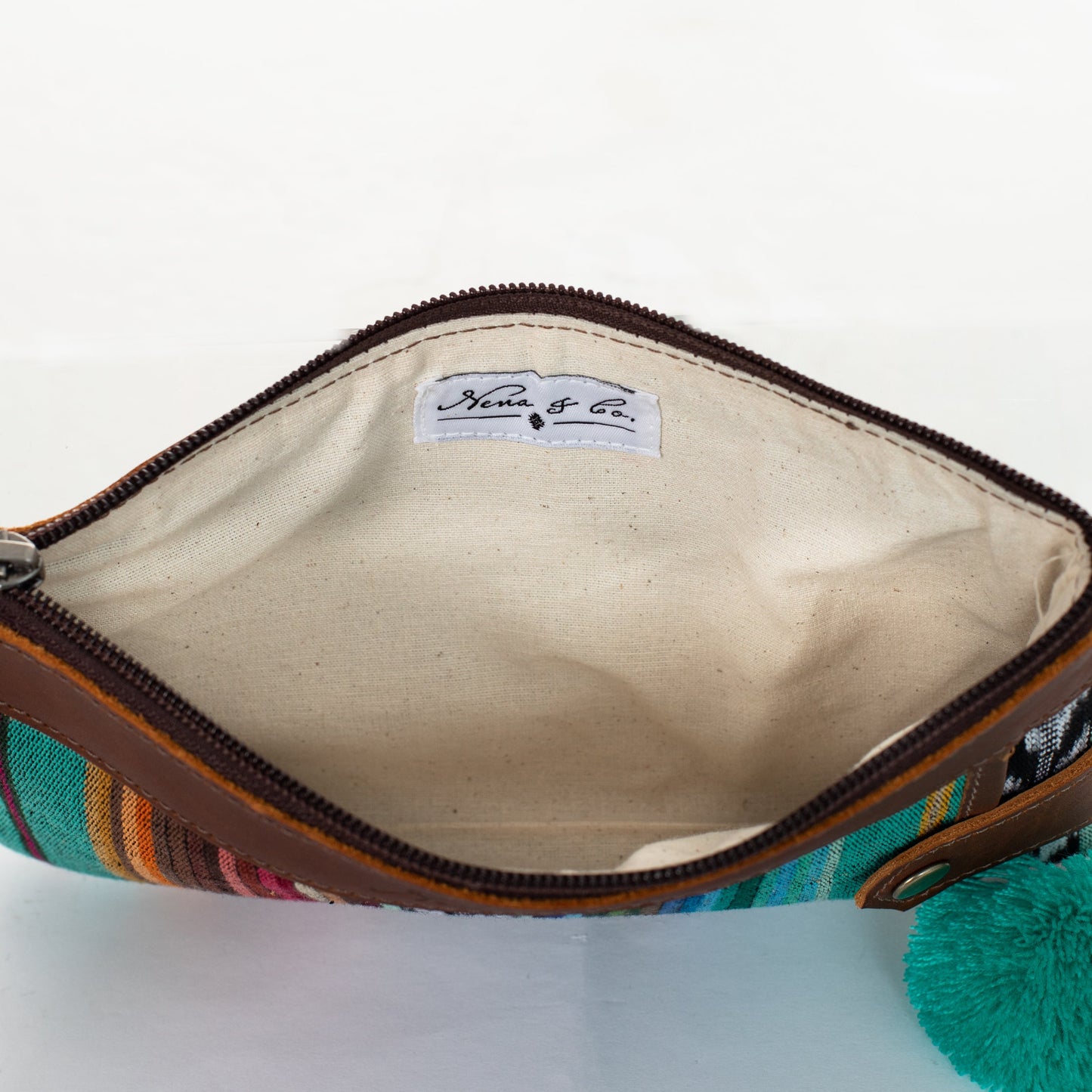 **CLOSEOUT** EVERYTHING CLUTCH WITH 3 D-RINGS - BAJA - CAFE LEATHER