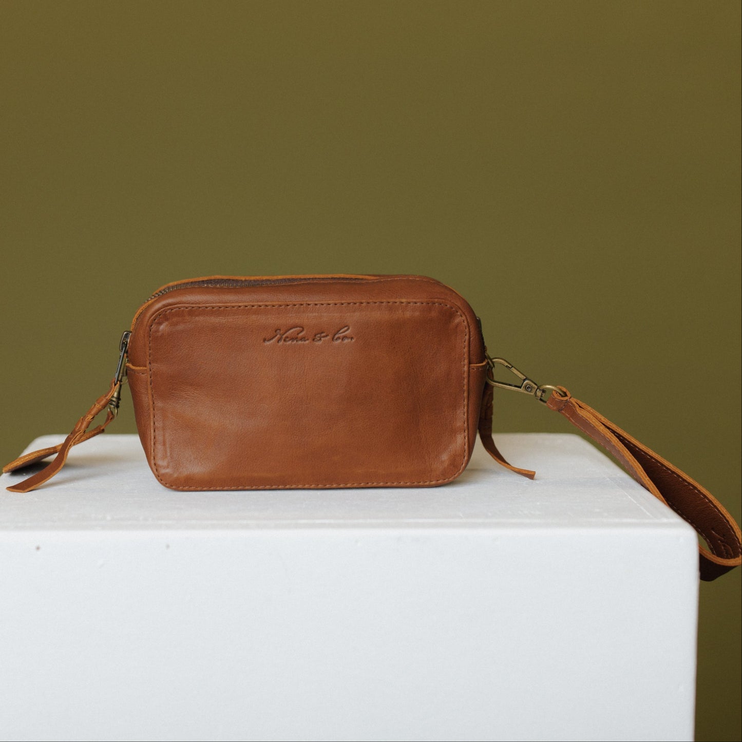 ESSENTIALS BAG - FULL LEATHER COLLECTION - CAFE