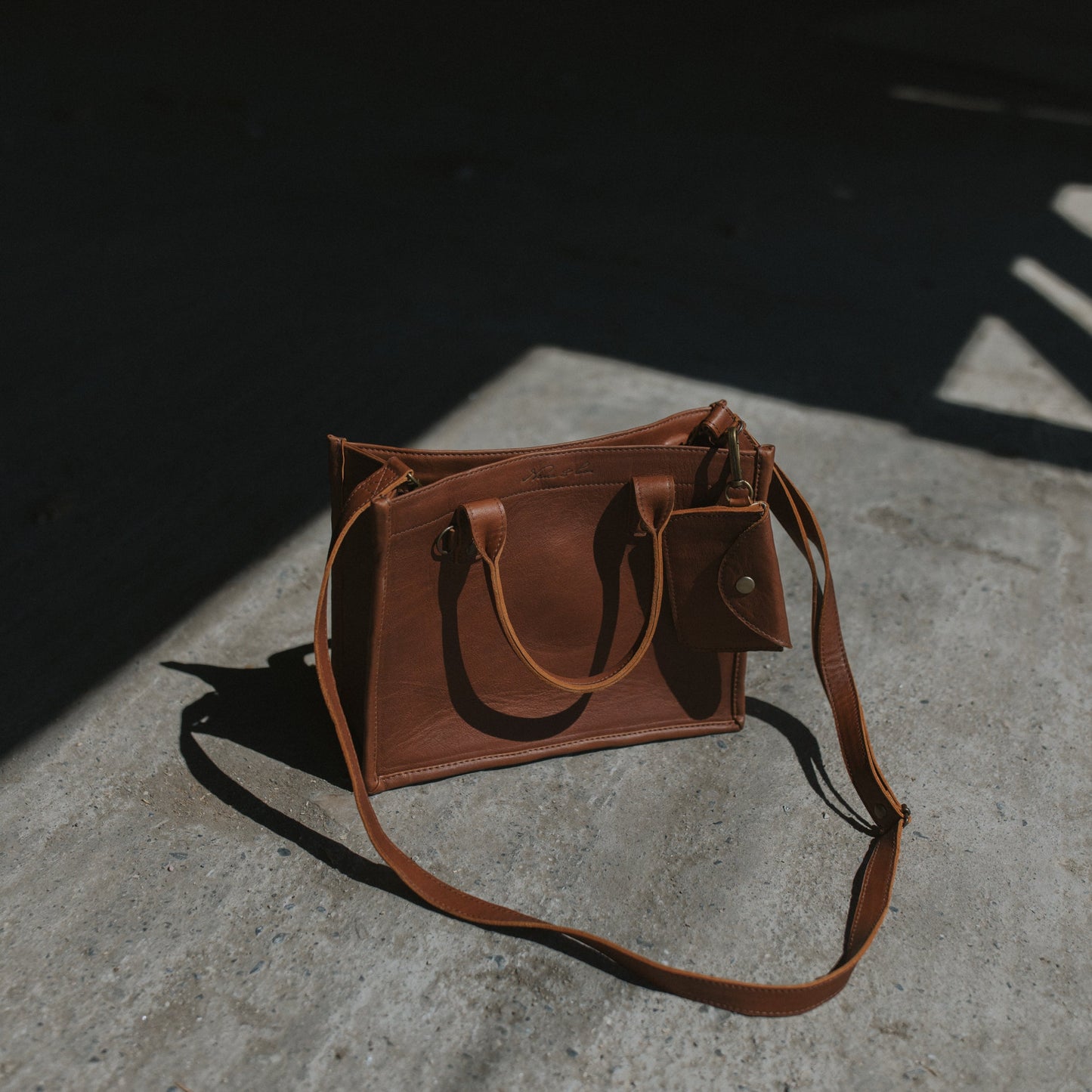 VIVI ADJUSTABLE BAG STRAP - CAFE
