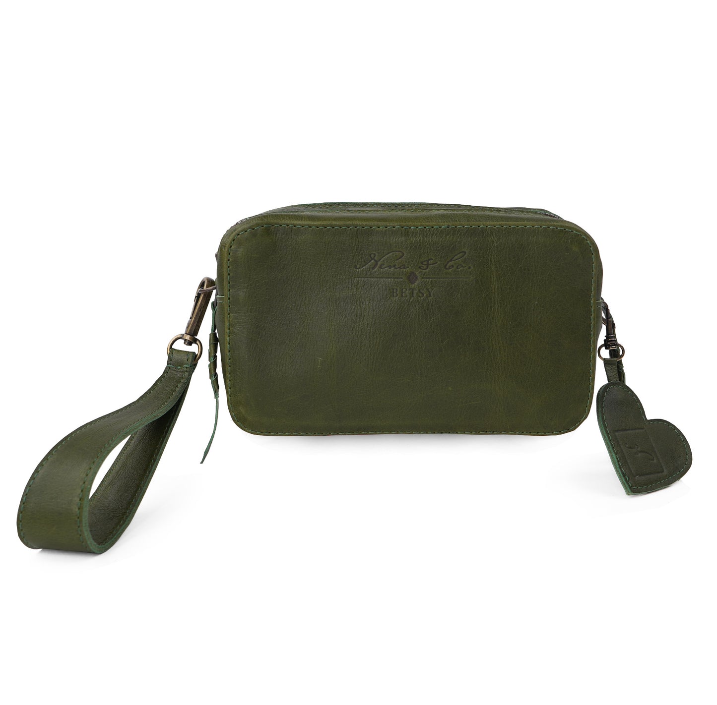 BETSY'S ESSENTIALS BAG - FULL LEATHER COLLECTION - DEEP EMERALD