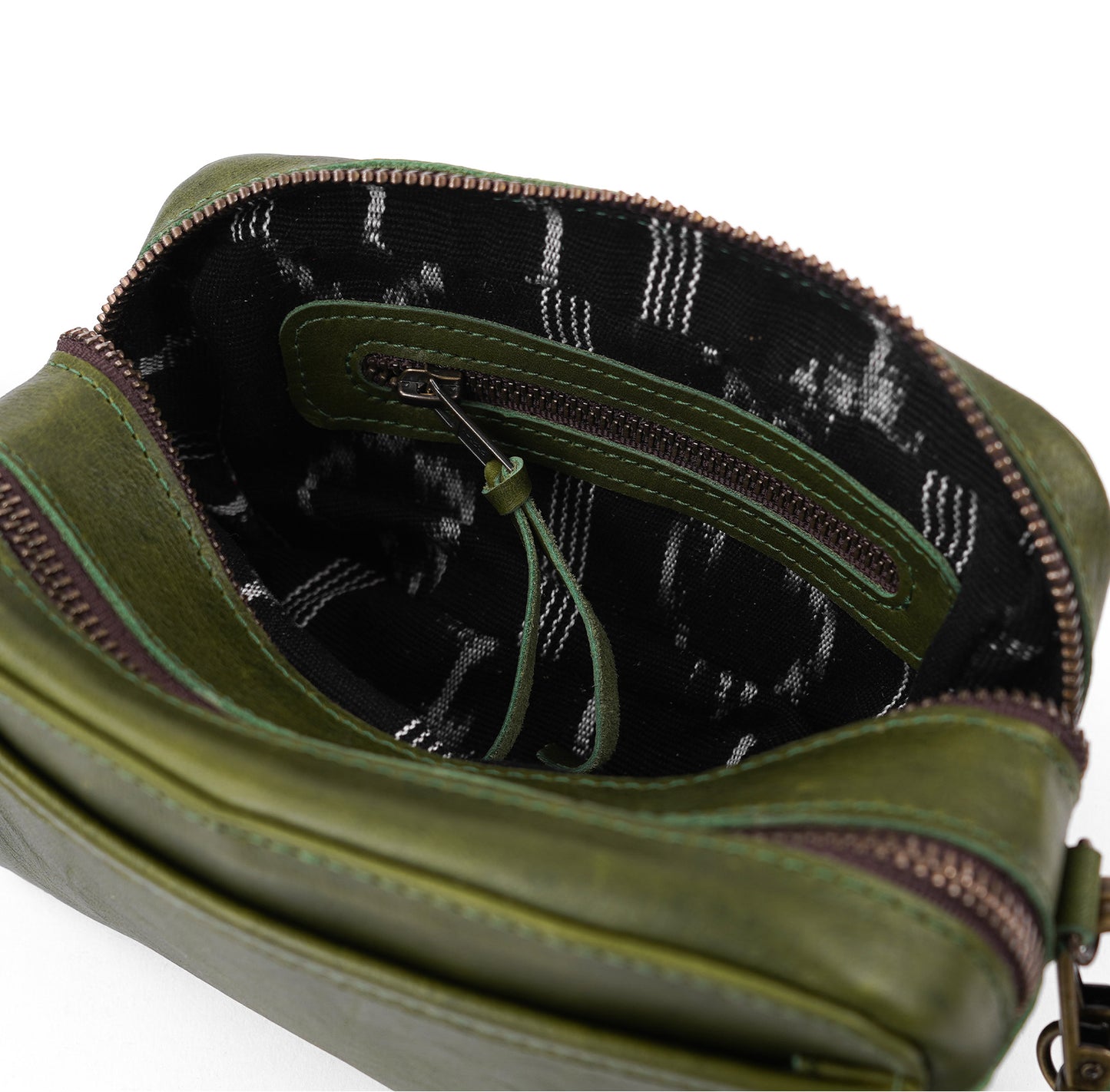 BETSY'S ESSENTIALS BAG - FULL LEATHER COLLECTION - DEEP EMERALD