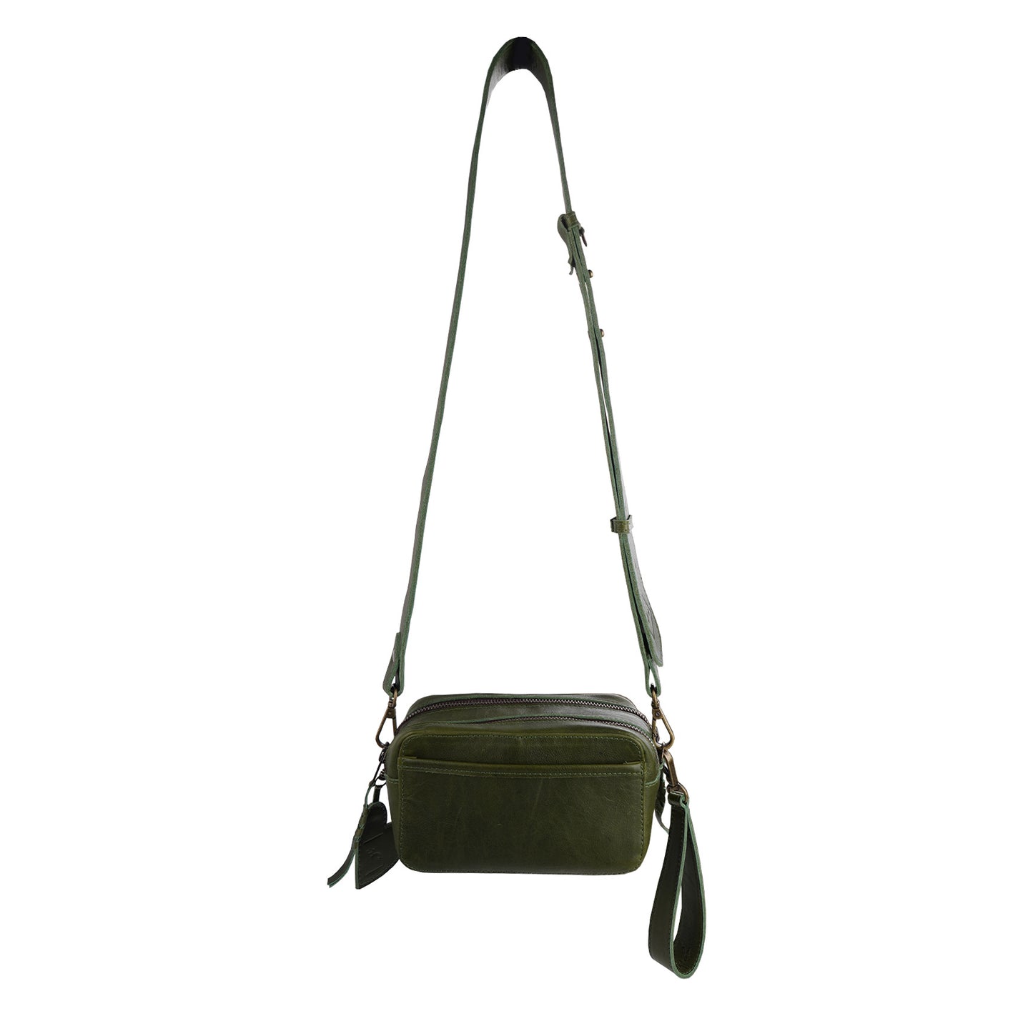 BETSY'S ESSENTIALS BAG - FULL LEATHER COLLECTION - DEEP EMERALD