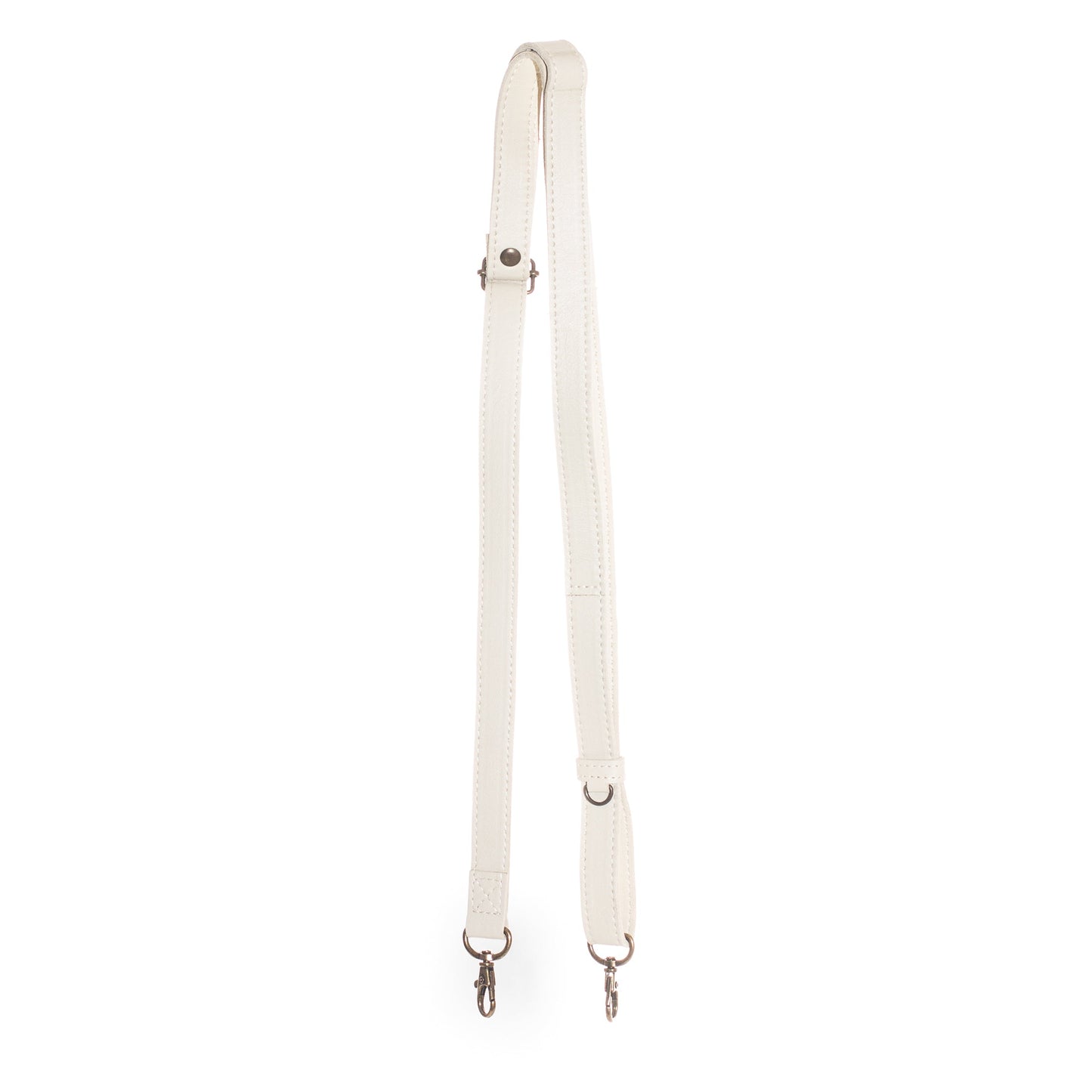 VIVI ADJUSTABLE BAG STRAP - FULL LEATHER COLLECTION - BONE LEATHER