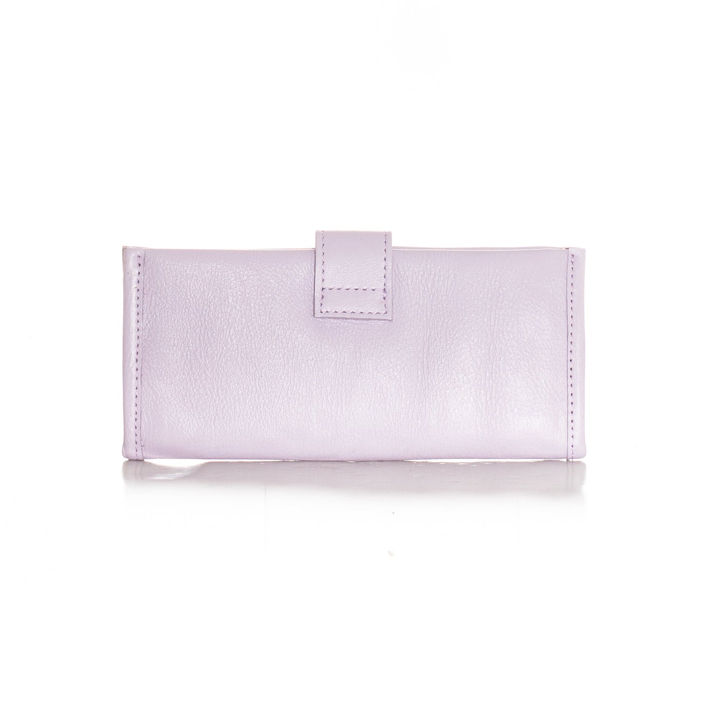 ARTISAN WALLET WITH SNAP - LAVENDER
