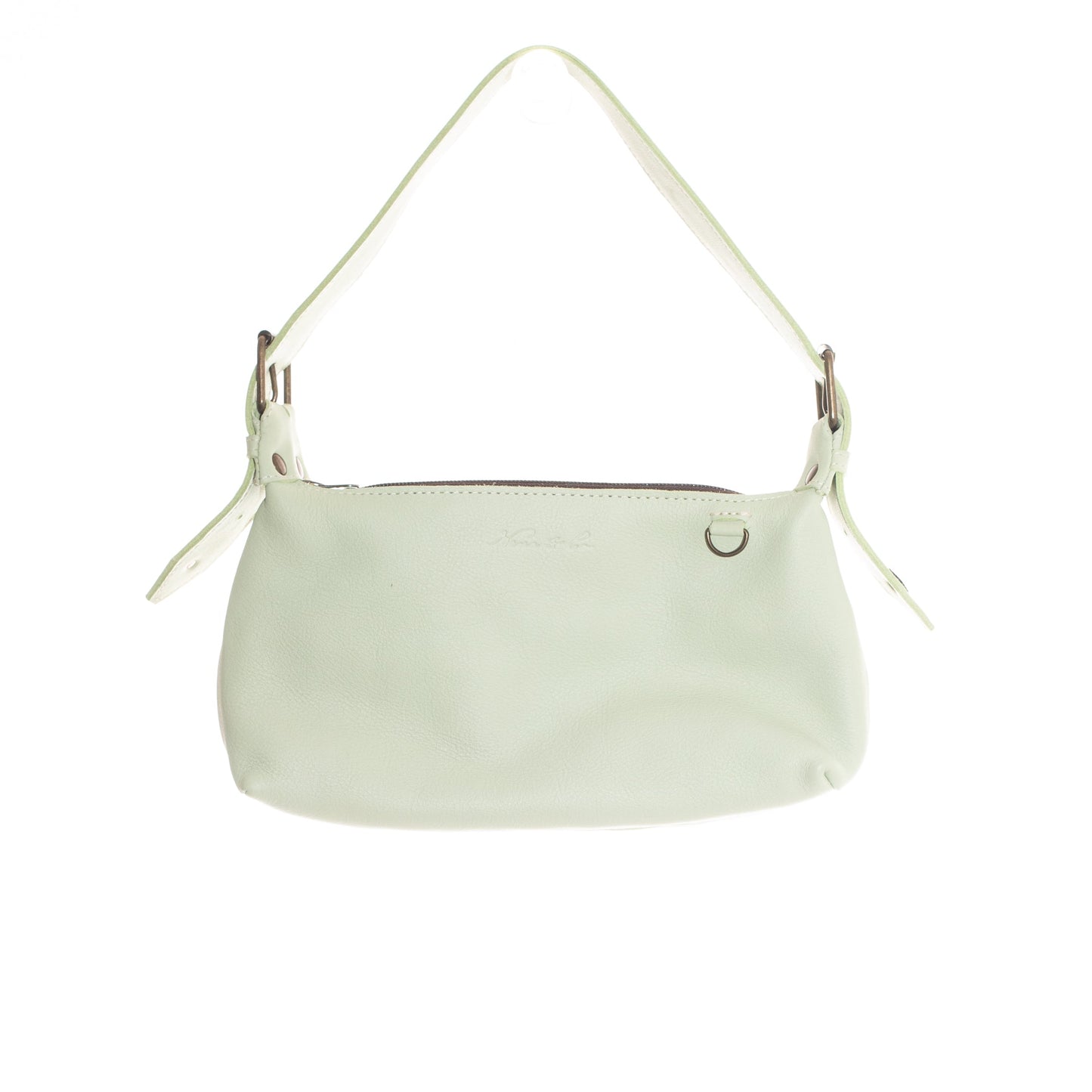 THE PERFECT BAGUETTE BAG - FULL LEATHER COLLECTION - PISTACHIO