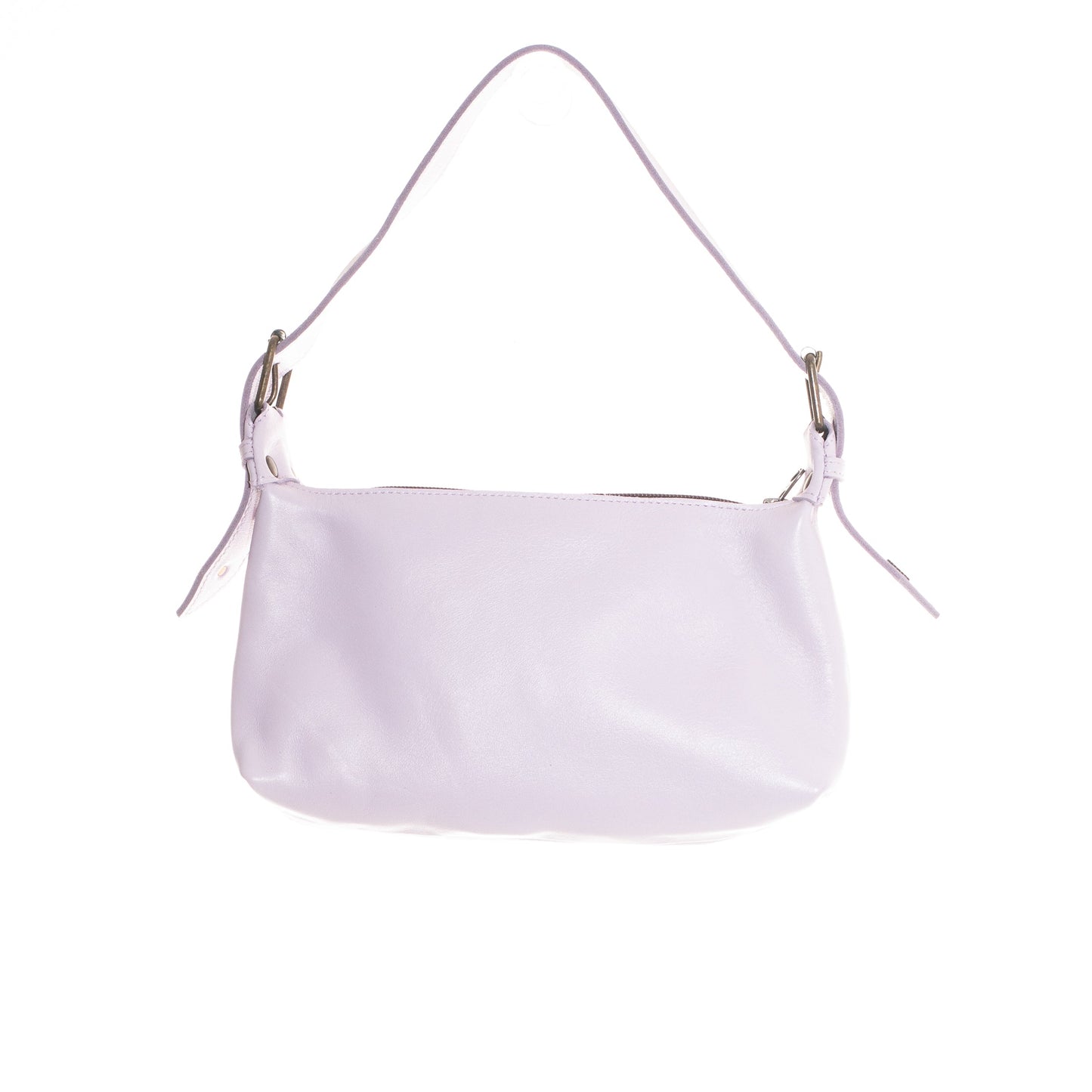 THE PERFECT SHOULDER BAG - FULL LEATHER - LAVENDER