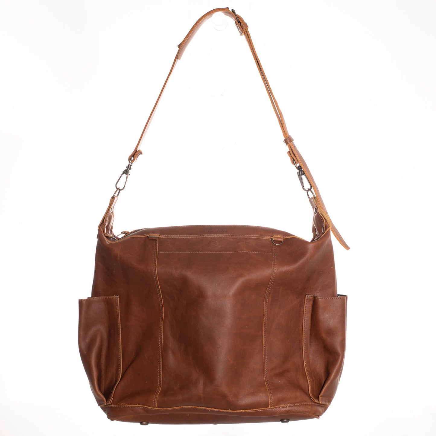 BEATRIZ CONVERTIBLE DAY BAG - FULL LEATHER - CAFE