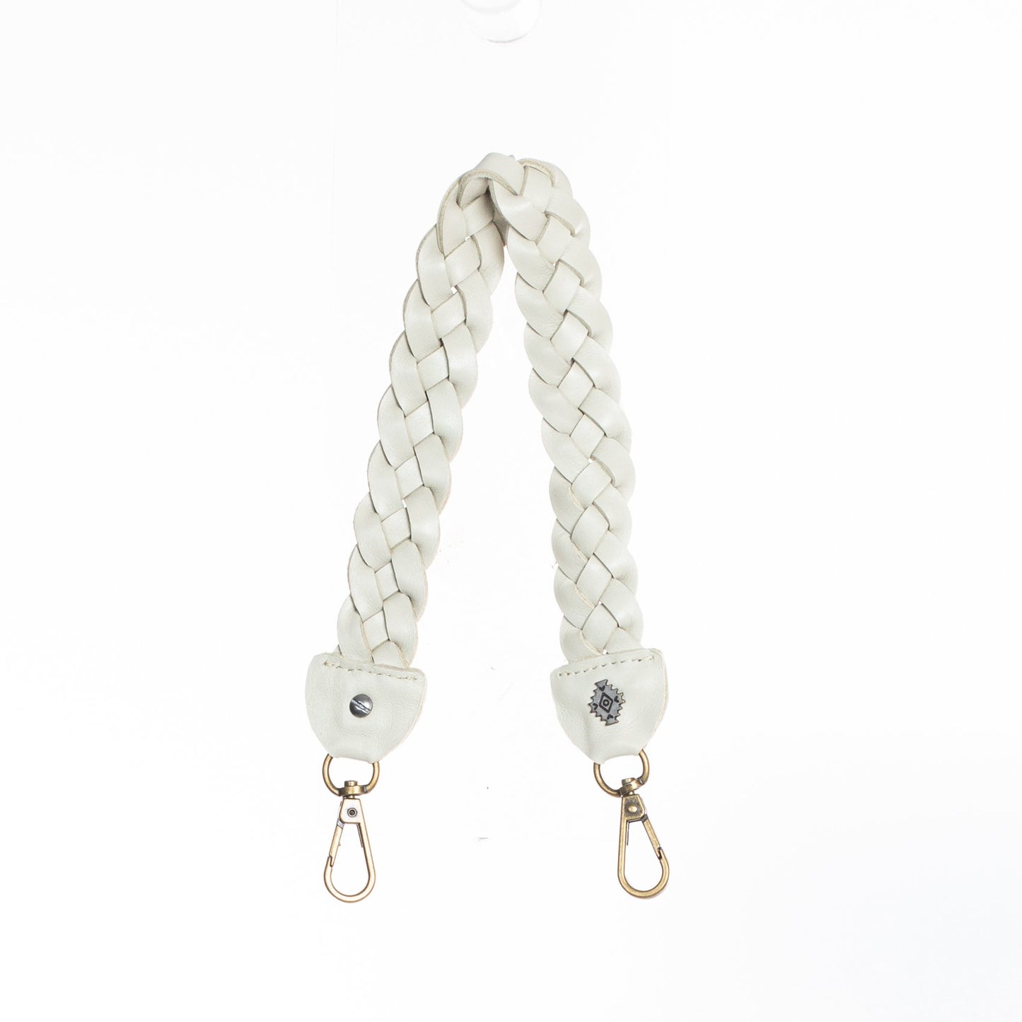 BRAIDED SHOULDER STRAP - FULL LEATHER COLLECTION - BONE