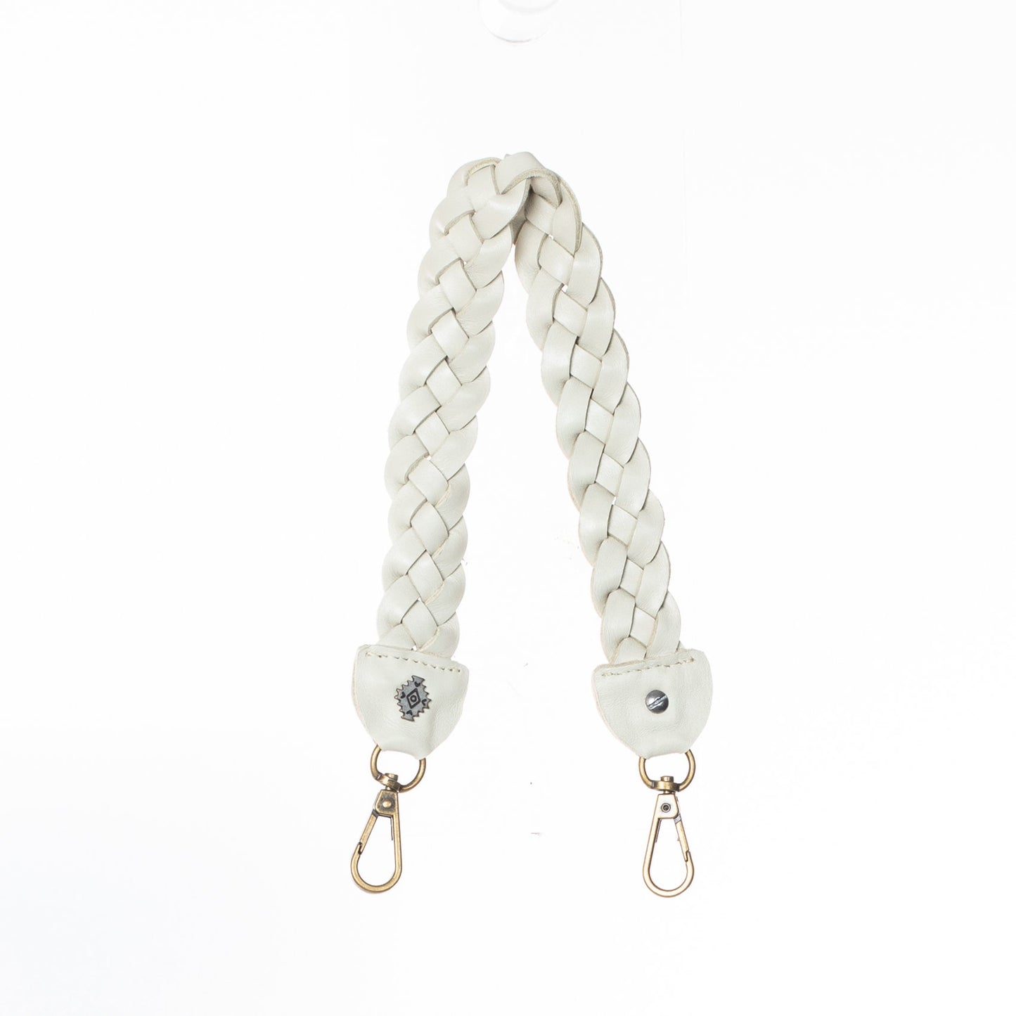 BRAIDED SHOULDER STRAP - FULL LEATHER COLLECTION - BONE