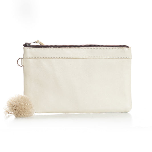 EVERYTHING CLUTCH WITH UTILITY POCKET - FULL LEATHER COLLECTION