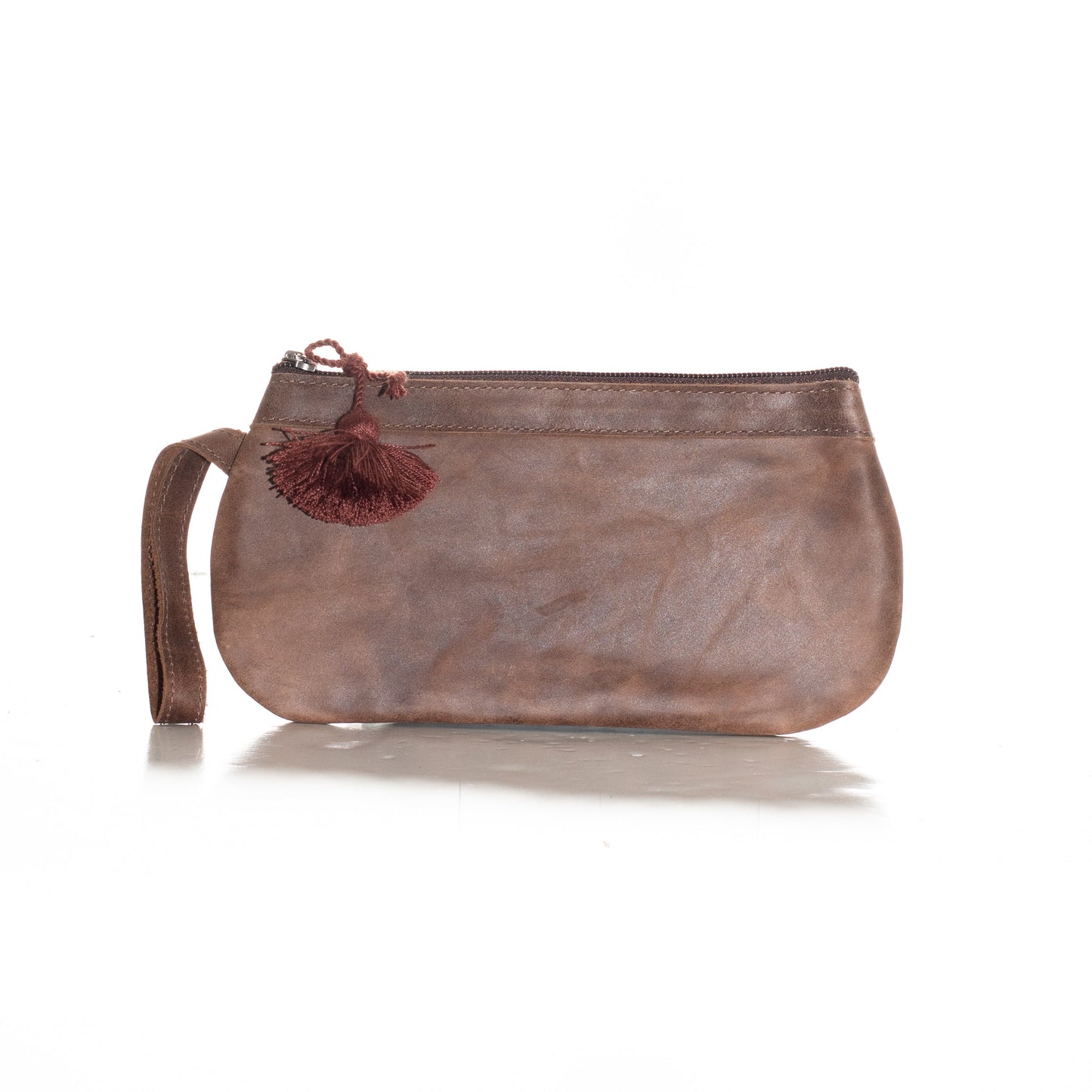 OG MINI CLUTCH - FULL LEATHER - CAOBA LEATHER