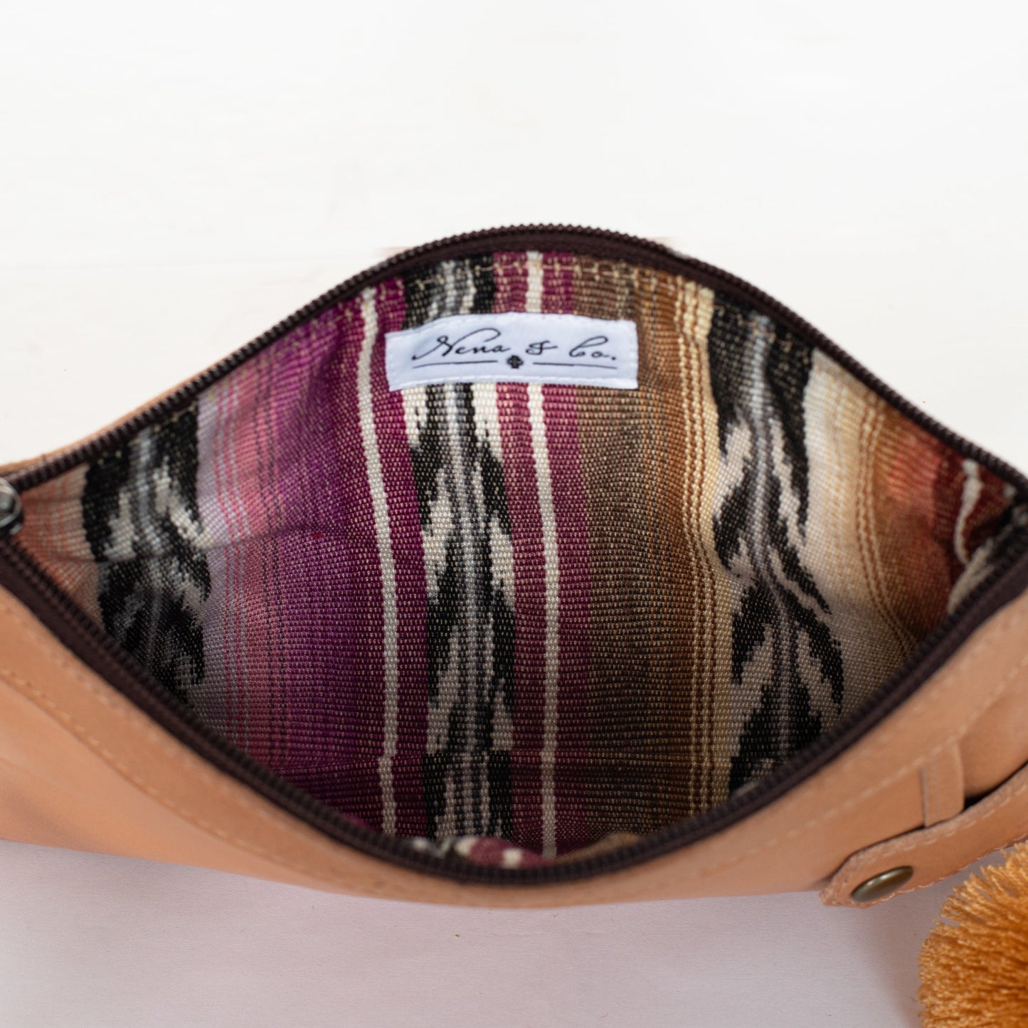 EVERYTHING CLUTCH + UTILITY STRAP SET - FULL LEATHER - SANDSTONE