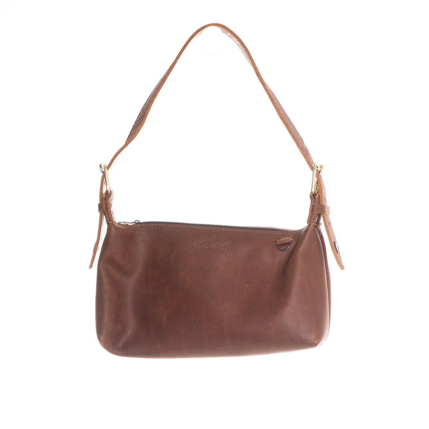 THE PERFECT BAGUETTE BAG - FULL LEATHER COLLECTION - CAFE