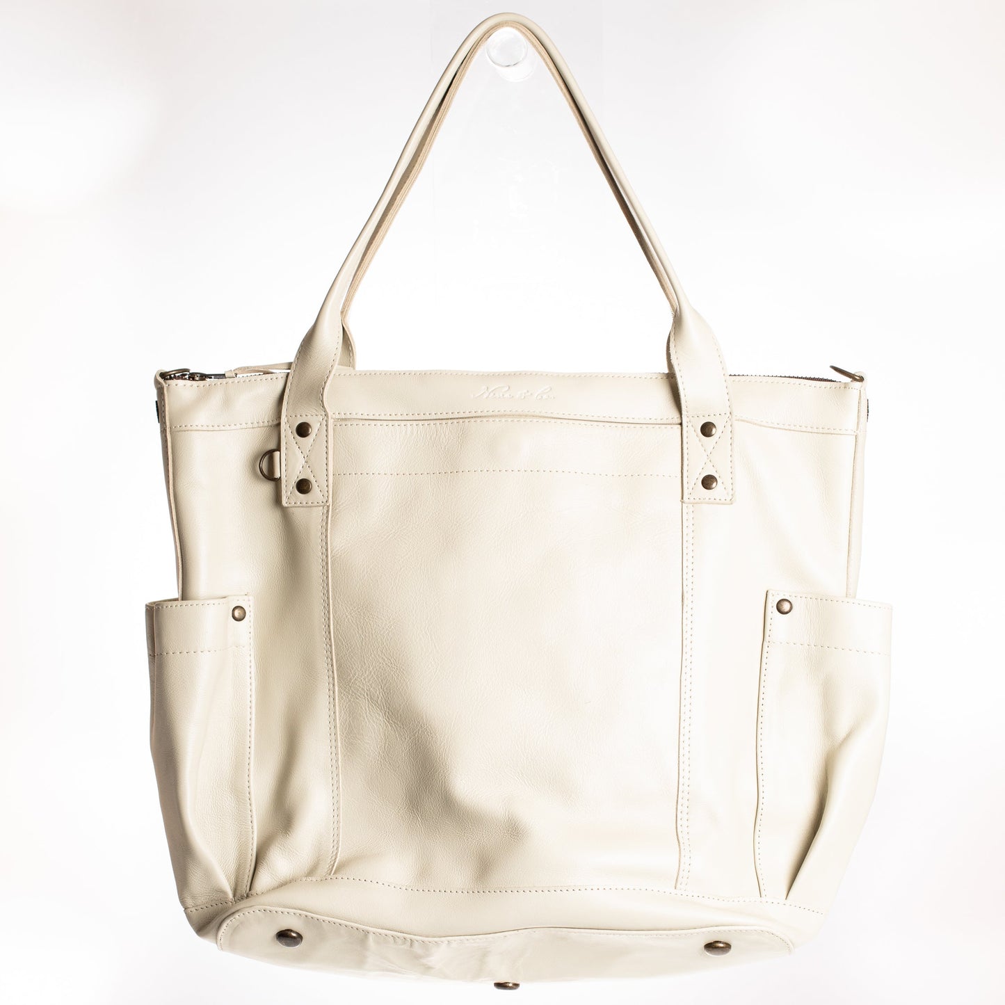 THE PERFECT BAG 2.0 - FULL LEATHER - BONE