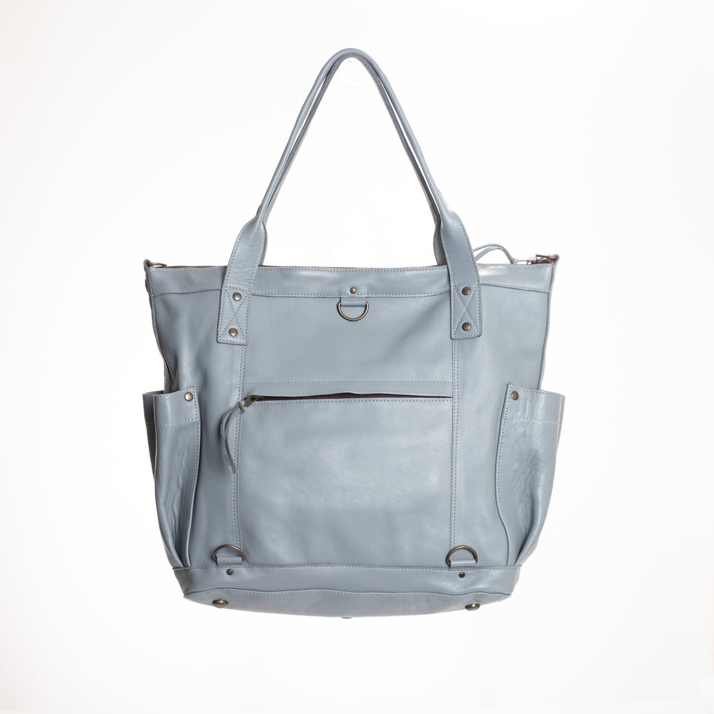 THE PERFECT BAG FULL - FULL LEATHER COLLECTION - GREY