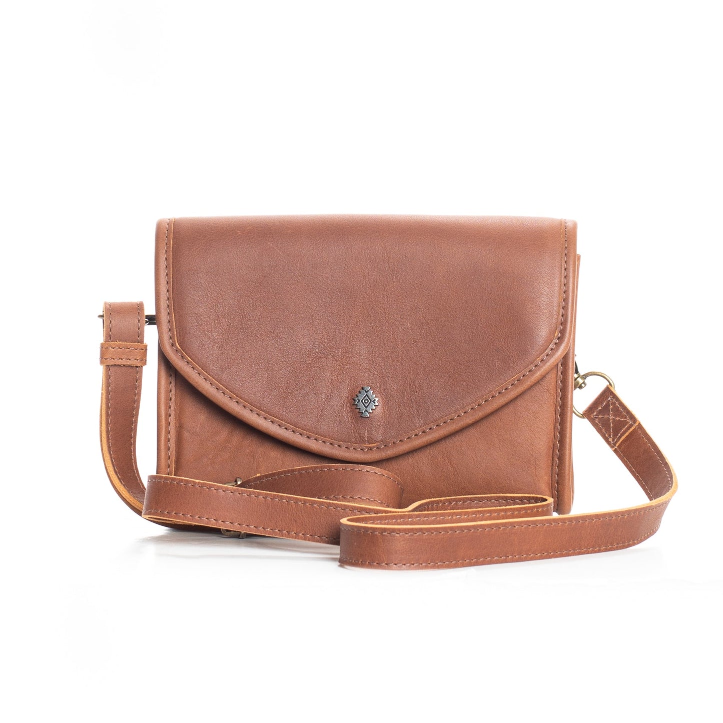 TESORO CROSSBODY WALLET - FULL LEATHER COLLECTION - CAFE