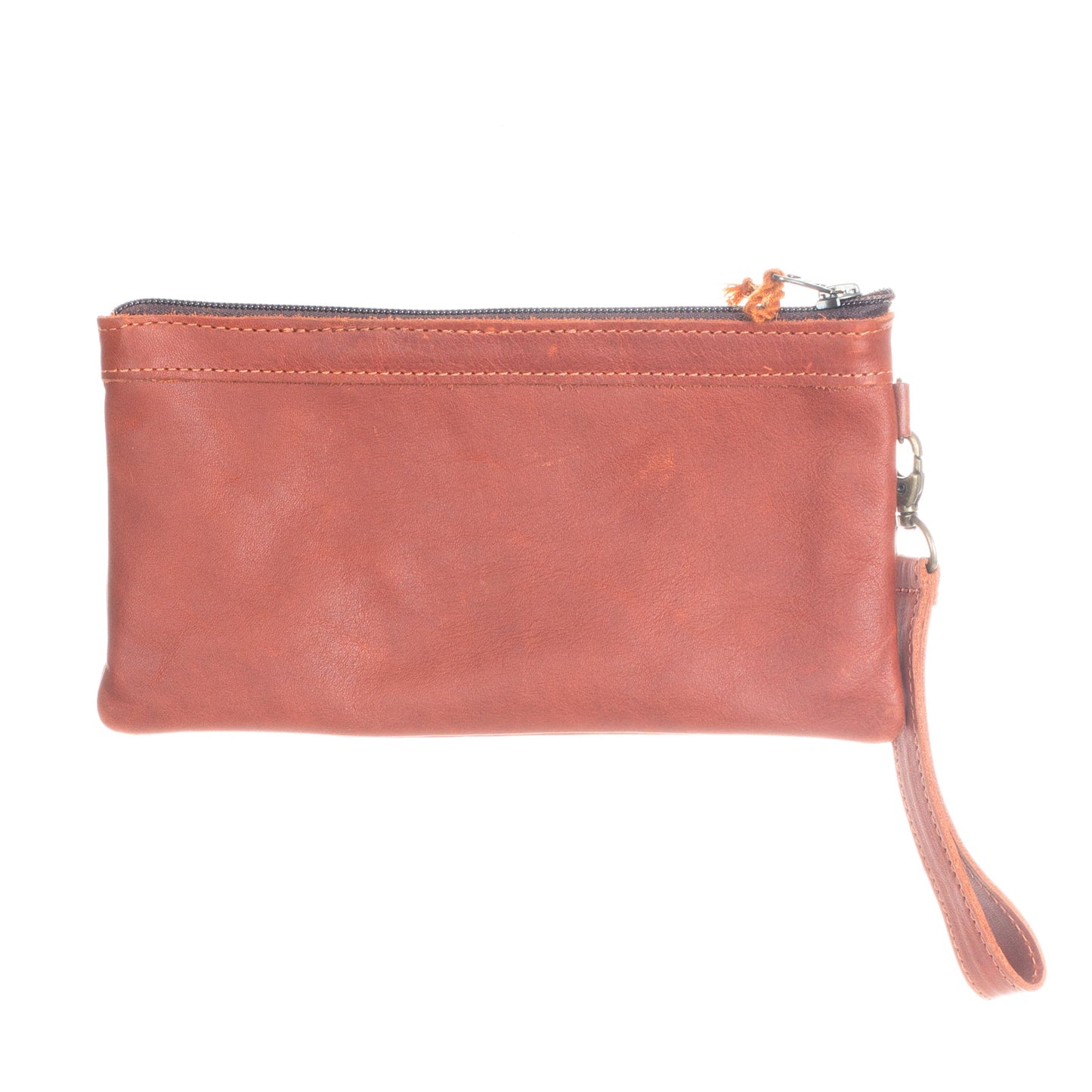 THE PERFECT CLUTCH - FULL LEATHER - SIENNA