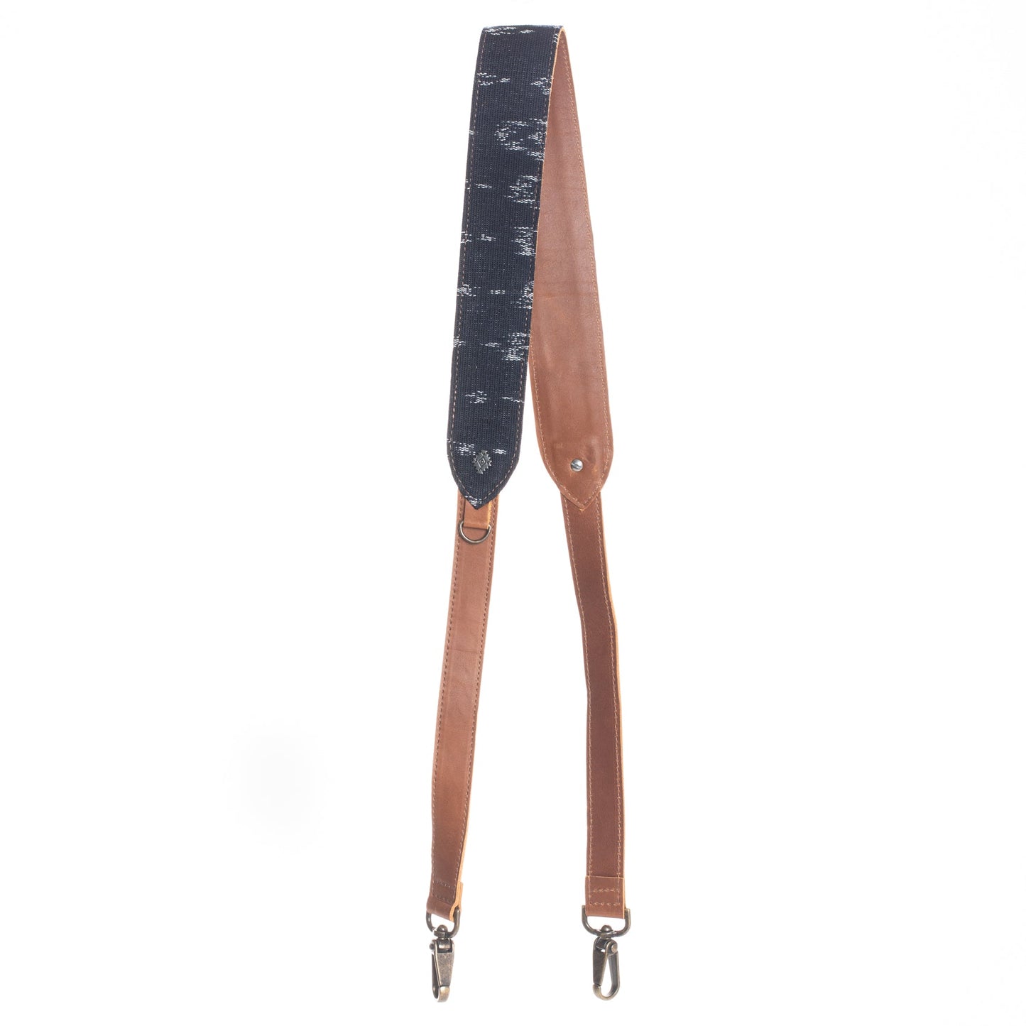 UTILITY STRAP - ARTISAN COLLECTION - BLACK JASPE - CAFE LEATHER