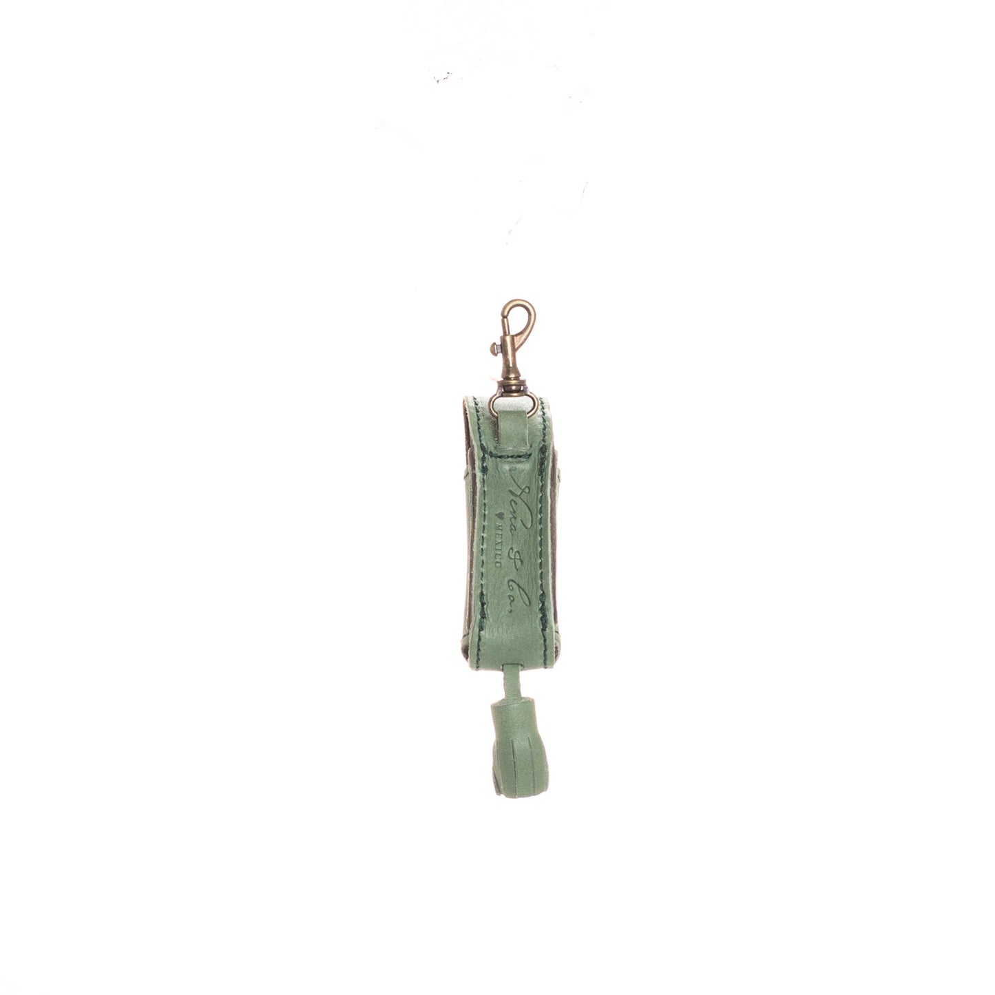 LIPSTICK CHARM - MEXICO COLLECTION - JADE LEATHER