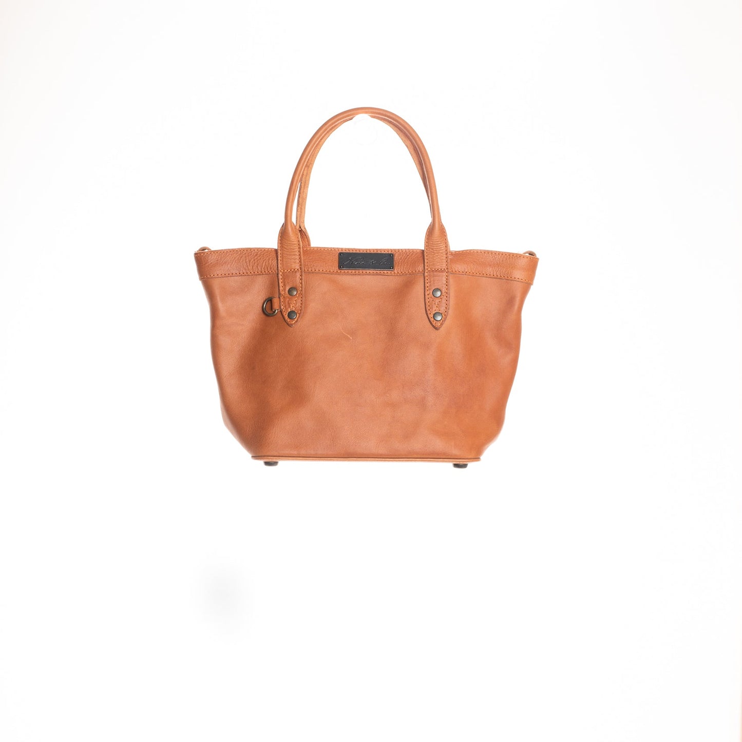 MINI CONVERTIBLE TOTE - MEXICO COLLECTION - FULL LEATHER - OCHRE LEATHER