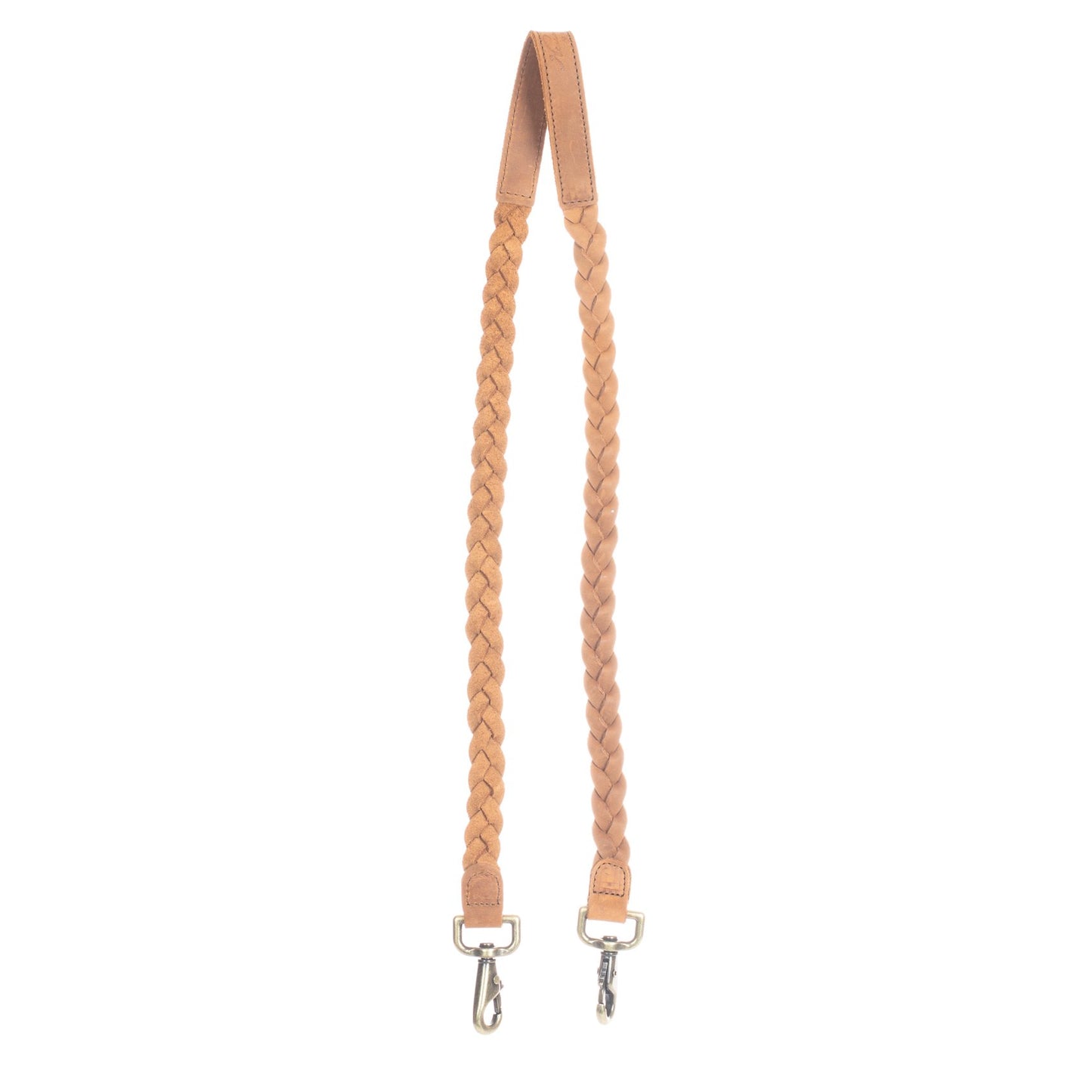 BRAIDED SHOULDER STRAP - MEXICO - TOBACCO