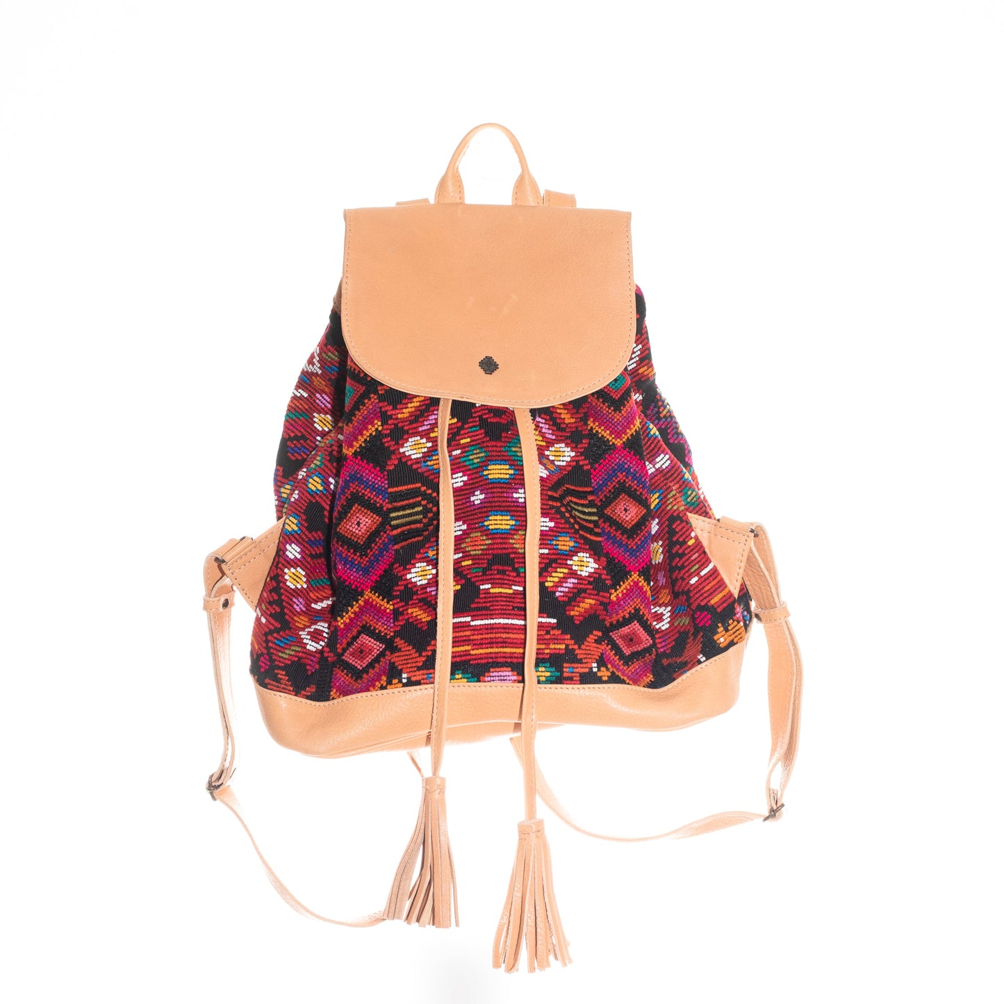 DRAWSTRING BUCKET BACKPACK - OOAK - SANDSTONE - NO. 24288