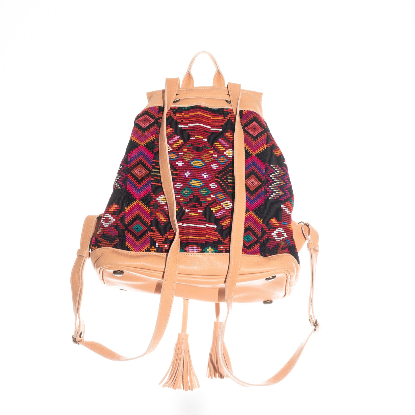 DRAWSTRING BUCKET BACKPACK - OOAK - SANDSTONE - NO. 24288