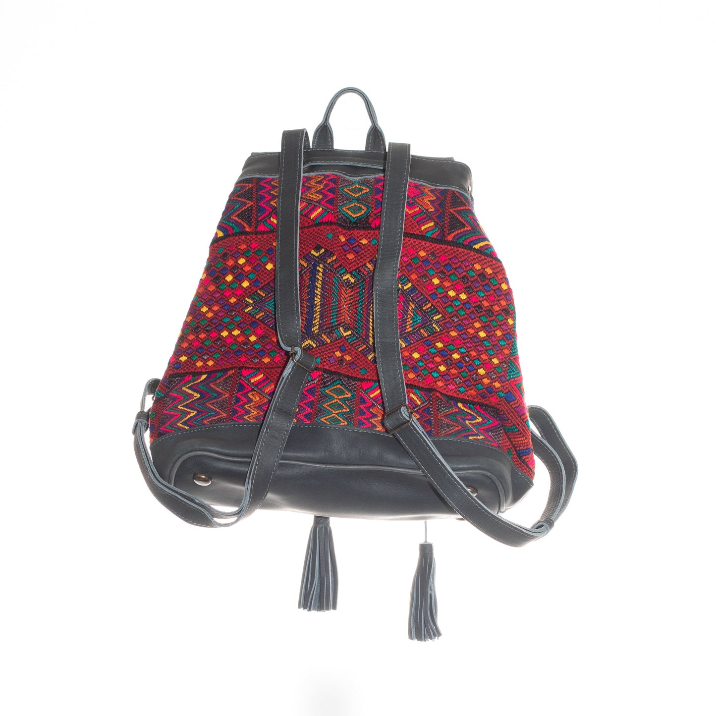 DRAWSTRING BUCKET BACKPACK - OOAK - SLATE - NO. 24242